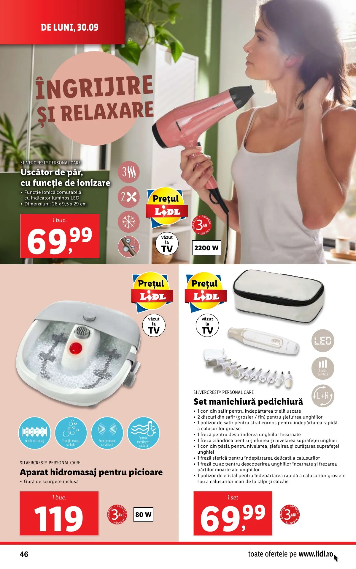 Lidl akciós újság Románia 09.30–10.06 – 46. oldal