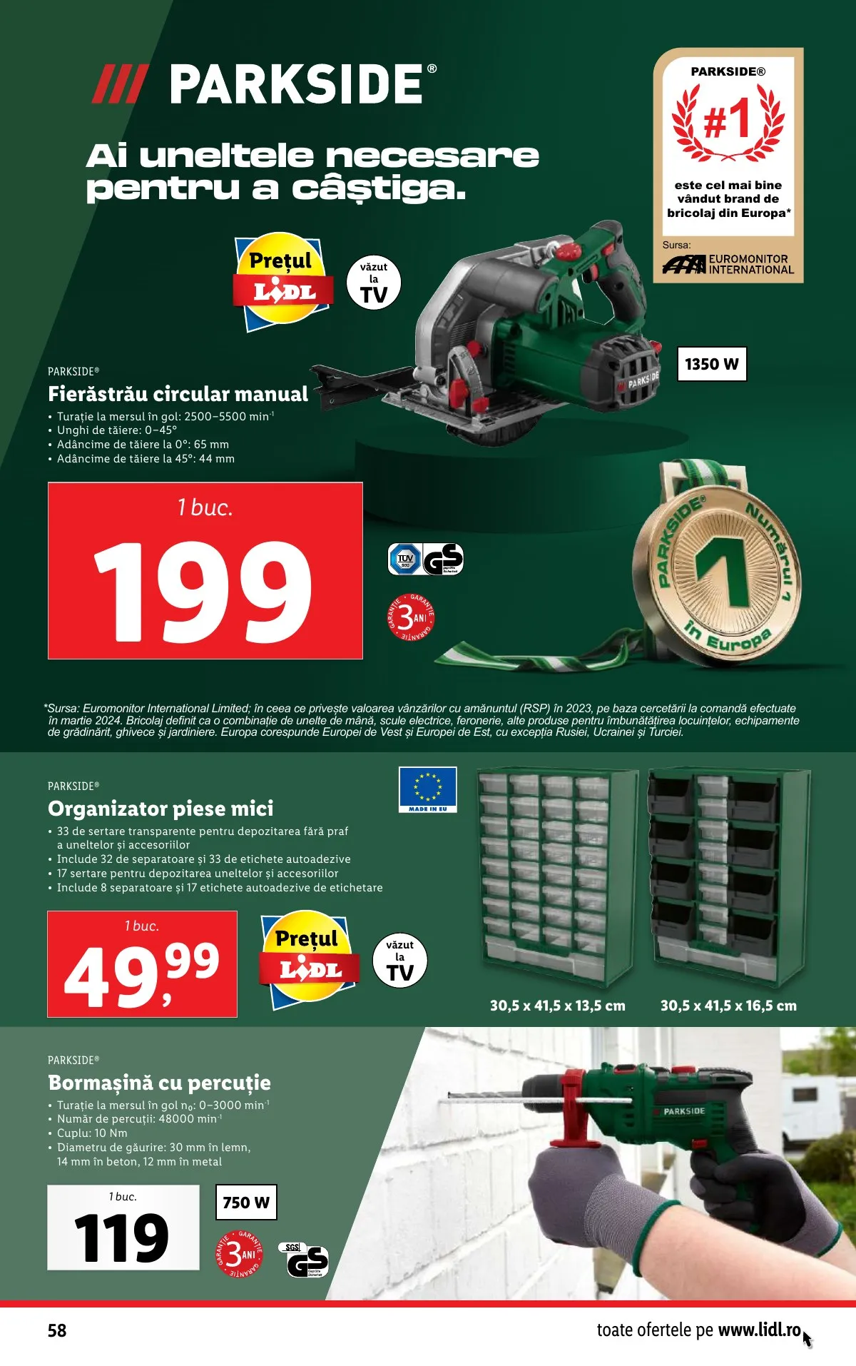 Lidl akciós újság Románia 09.30–10.06 – 58. oldal