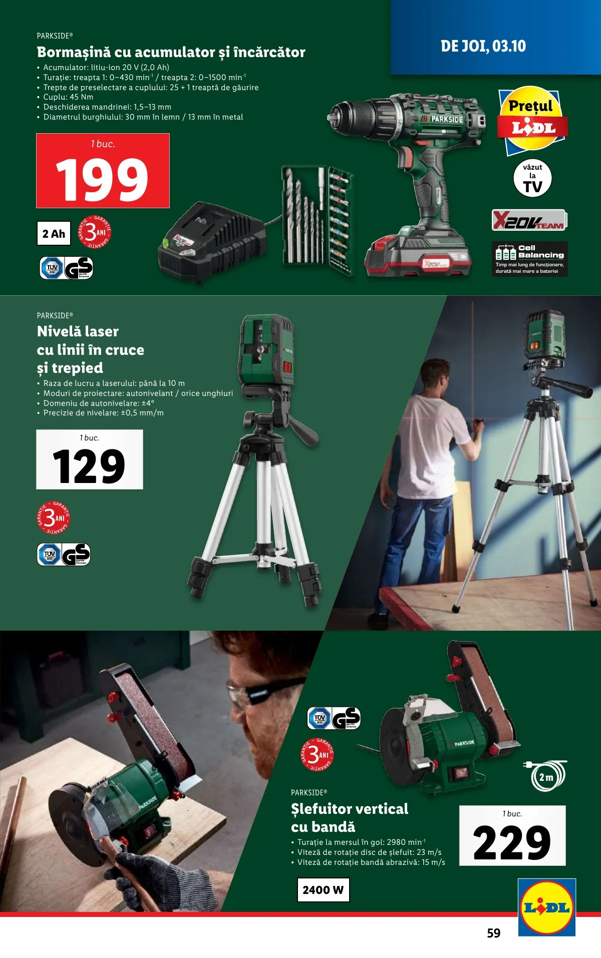 Lidl akciós újság Románia 09.30–10.06 – 59. oldal