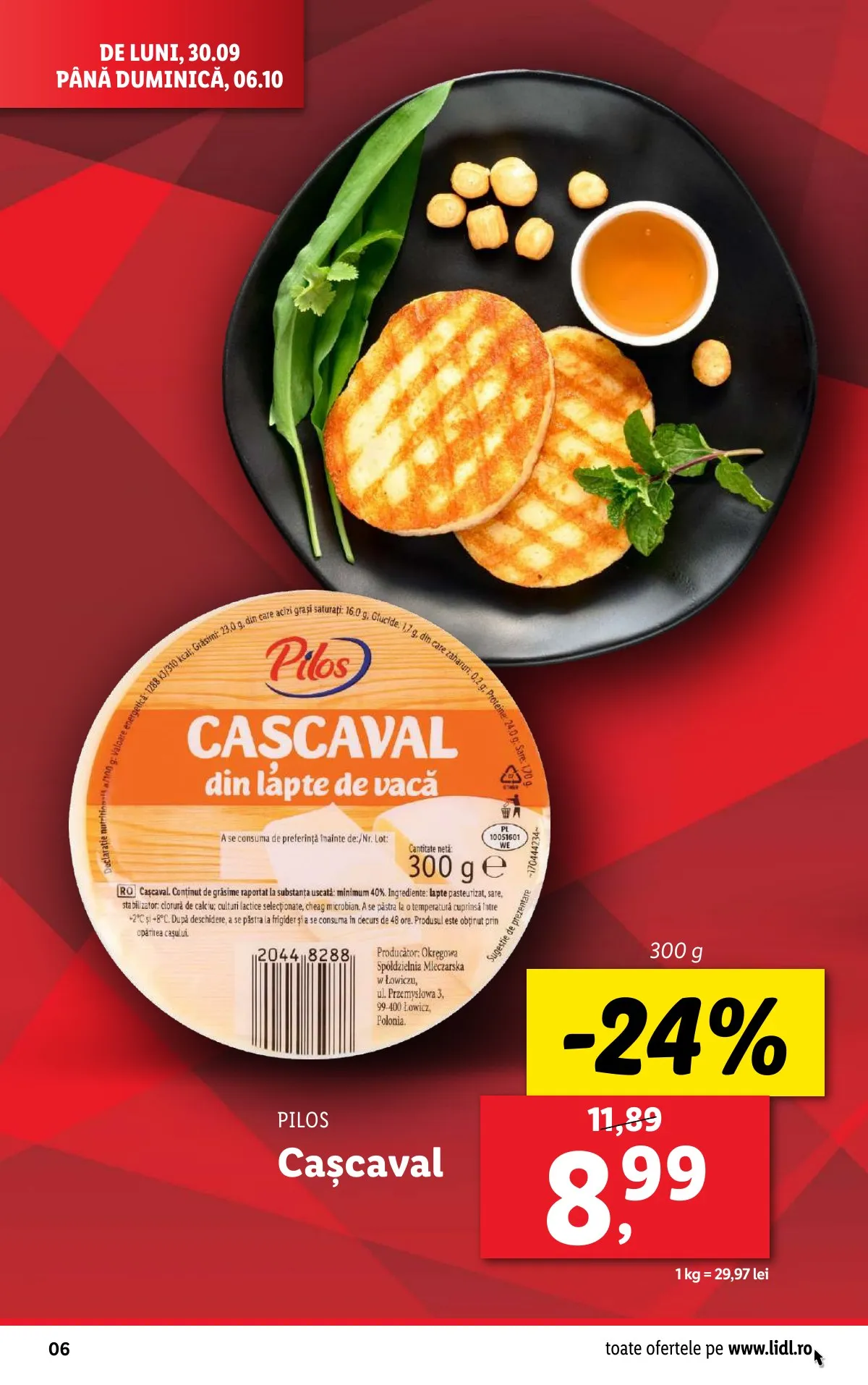 Lidl akciós újság Románia 09.30–10.06 – 6. oldal