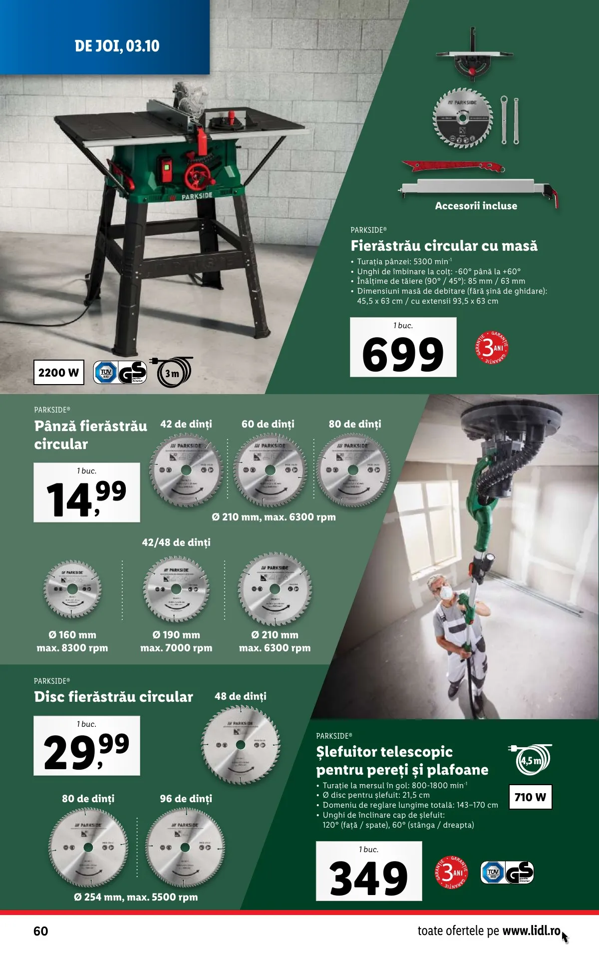 Lidl akciós újság Románia 09.30–10.06 – 60. oldal
