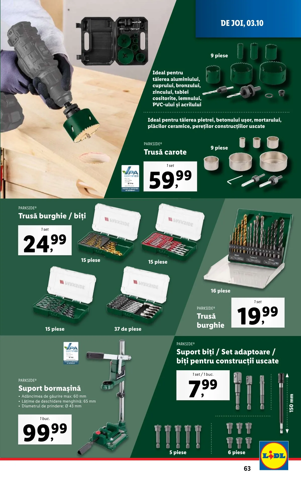 Lidl akciós újság Románia 09.30–10.06 – 63. oldal
