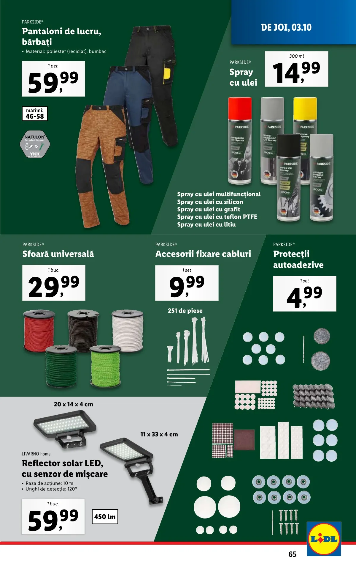 Lidl akciós újság Románia 09.30–10.06 – 65. oldal