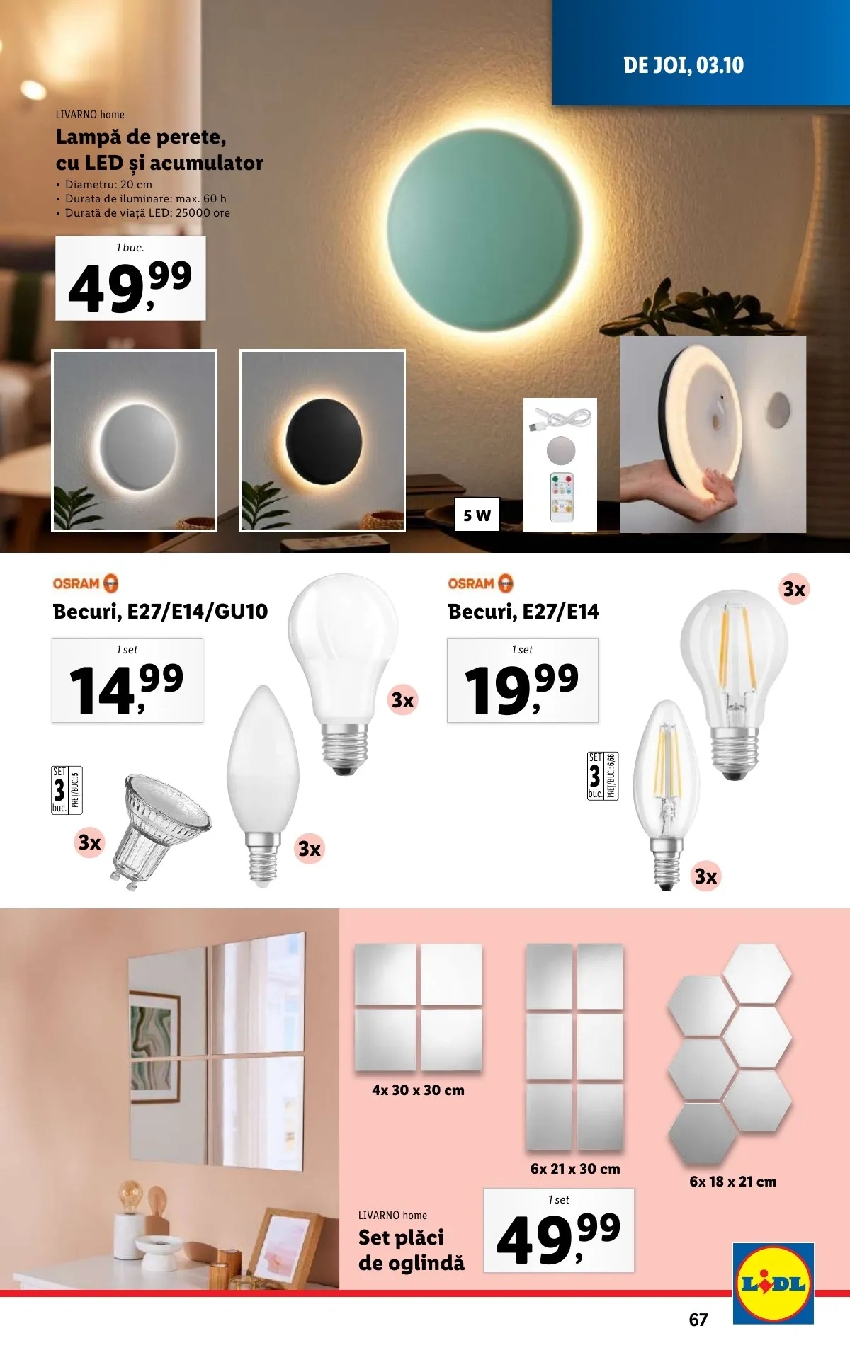 Lidl akciós újság Románia 09.30–10.06 – 67. oldal