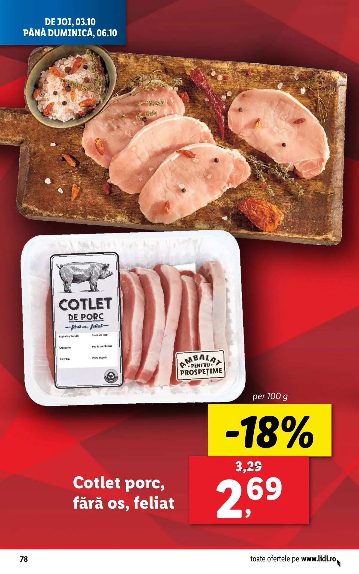 Lidl akciós újság Románia 09.30–10.06 – 78. oldal
