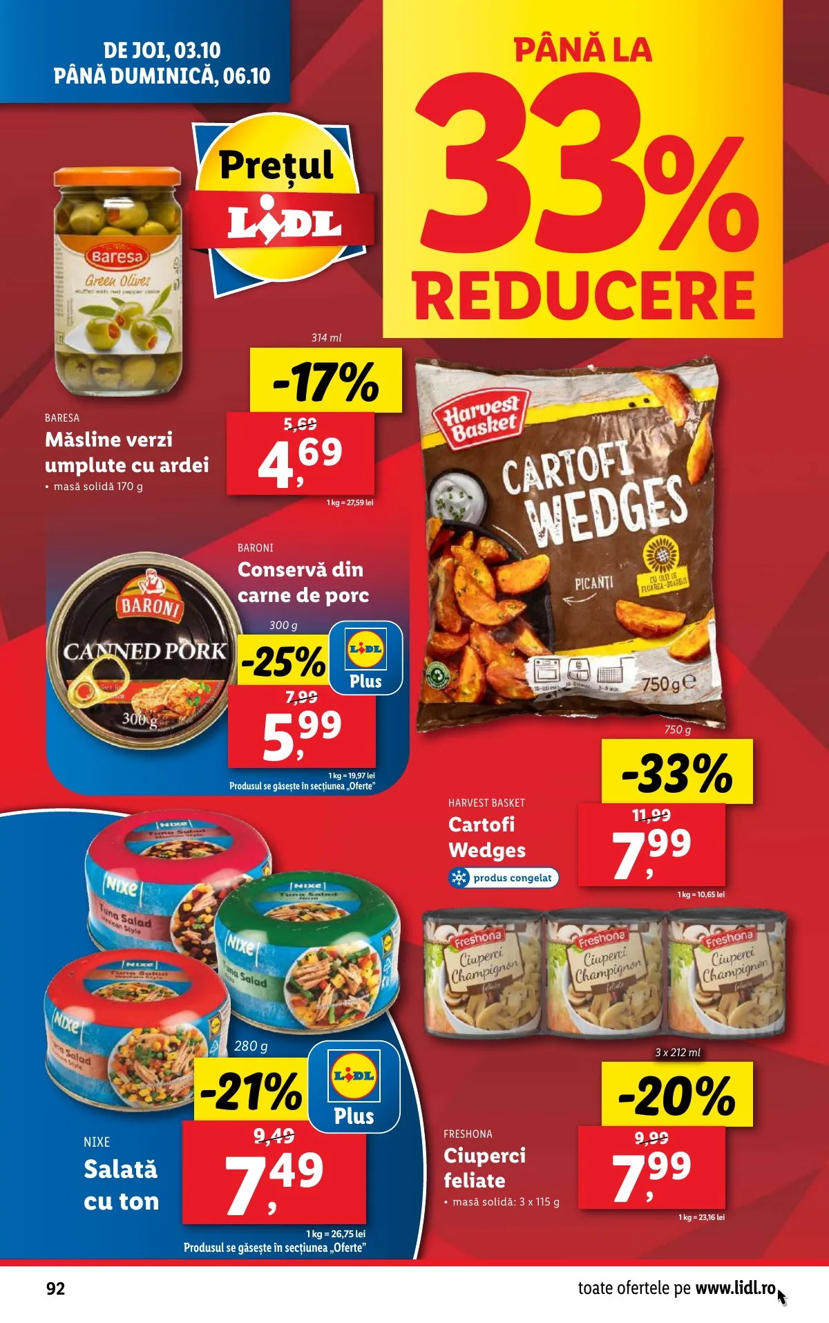 Lidl akciós újság Románia 09.30–10.06 – 92. oldal