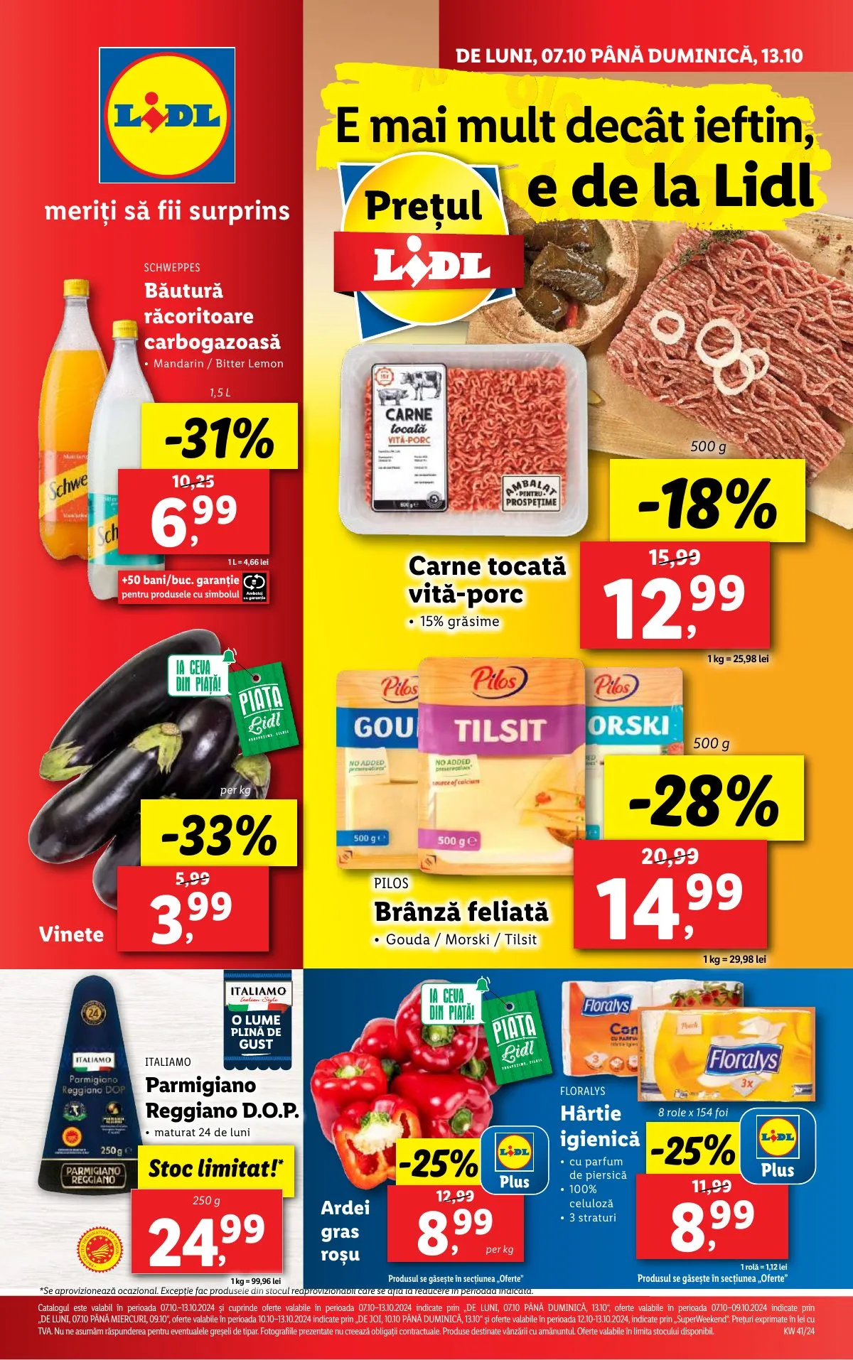 Lidl akciós újság Románia 10.07–10.13