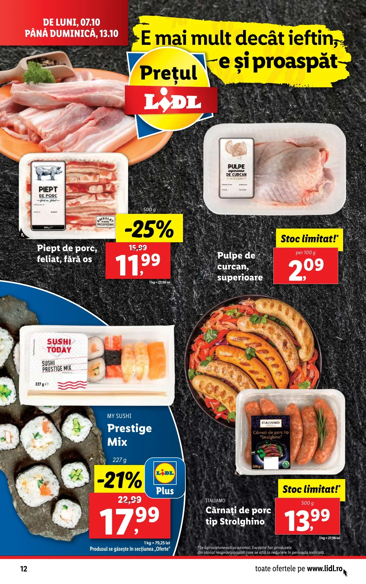 Lidl akciós újság Románia 10.07–10.13 – 12. oldal