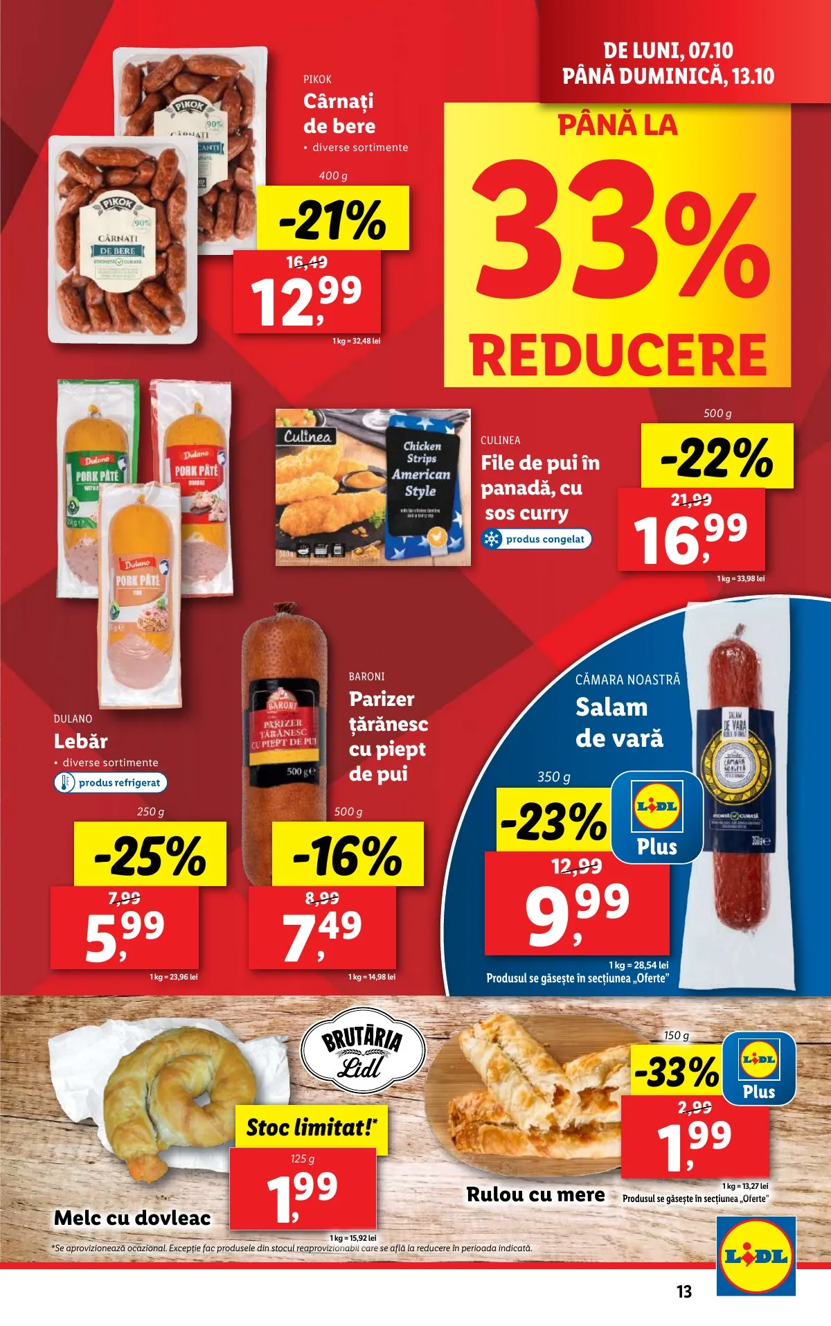 Lidl akciós újság Románia 10.07–10.13 – 13. oldal