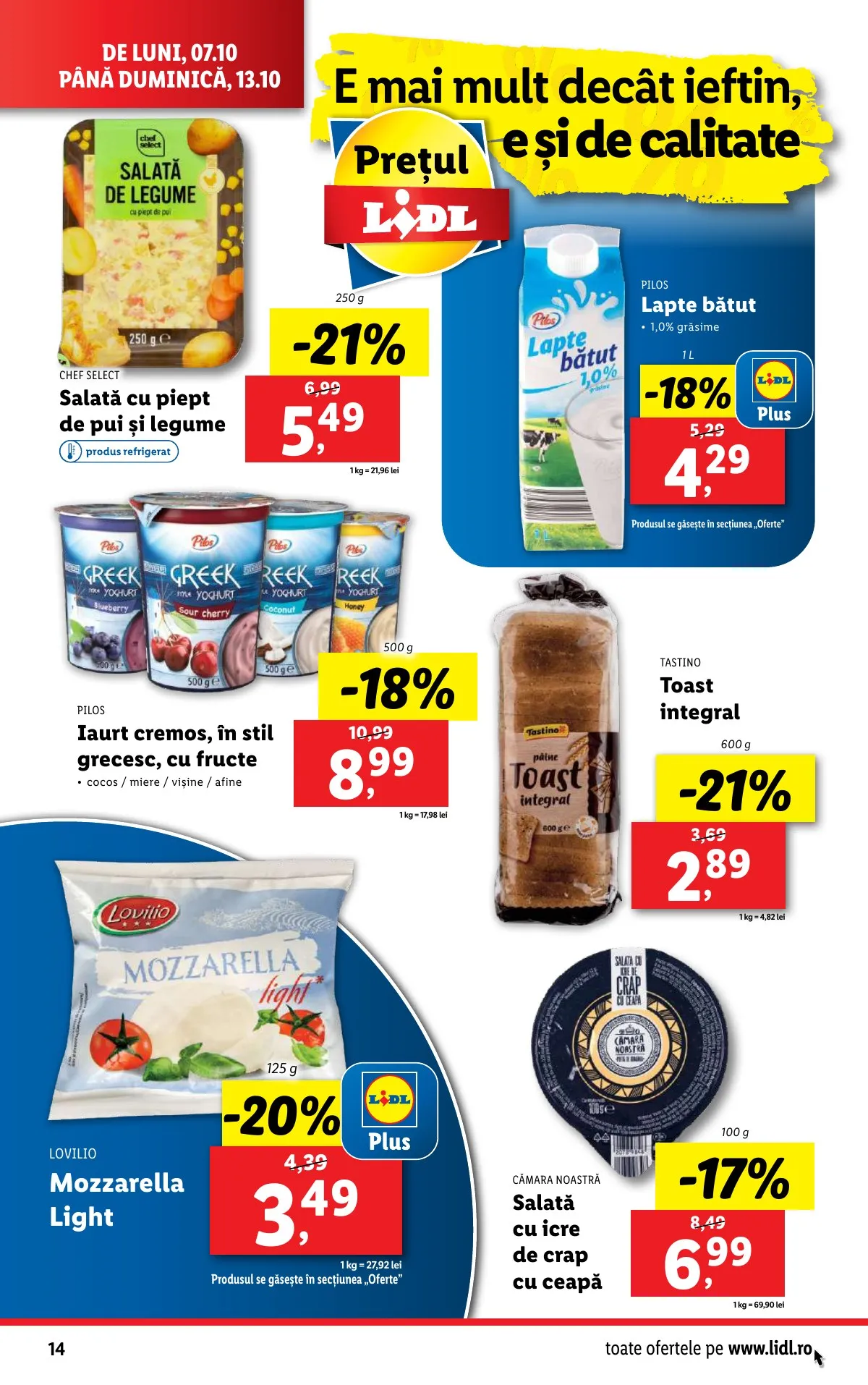 Lidl akciós újság Románia 10.07–10.13 – 14. oldal