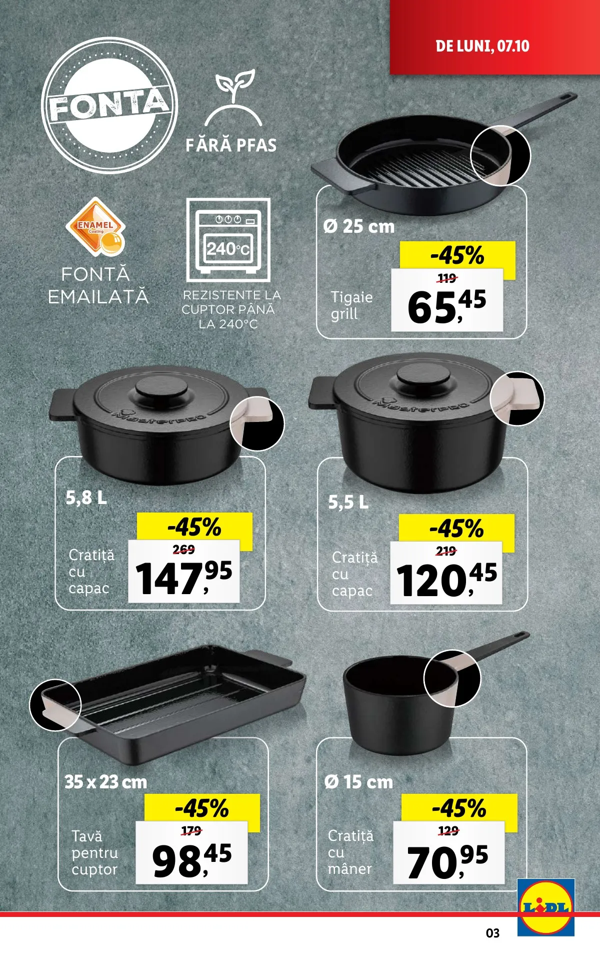 Lidl akciós újság Románia 10.07–10.13 – 3. oldal