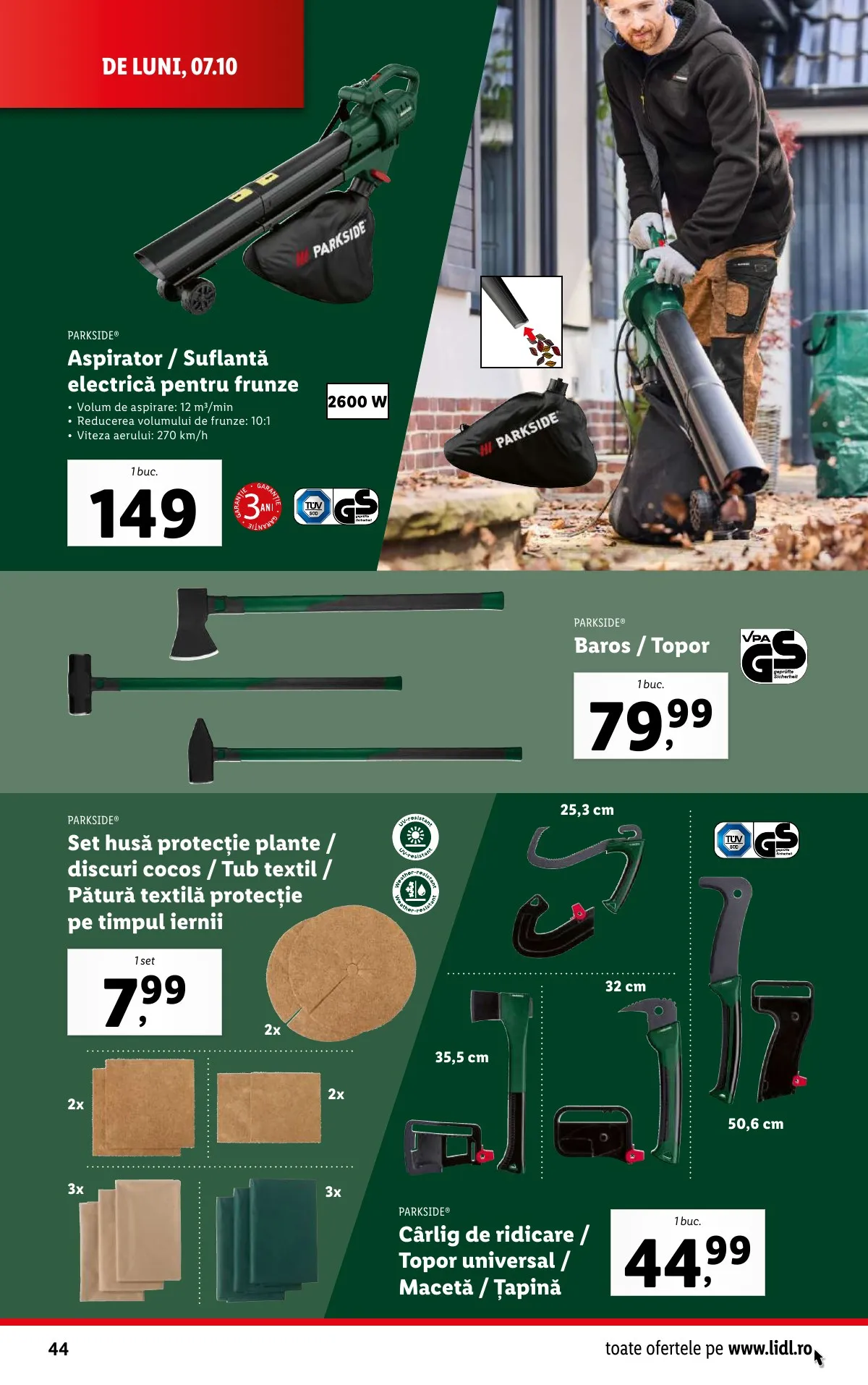 Lidl akciós újság Románia 10.07–10.13 – 44. oldal