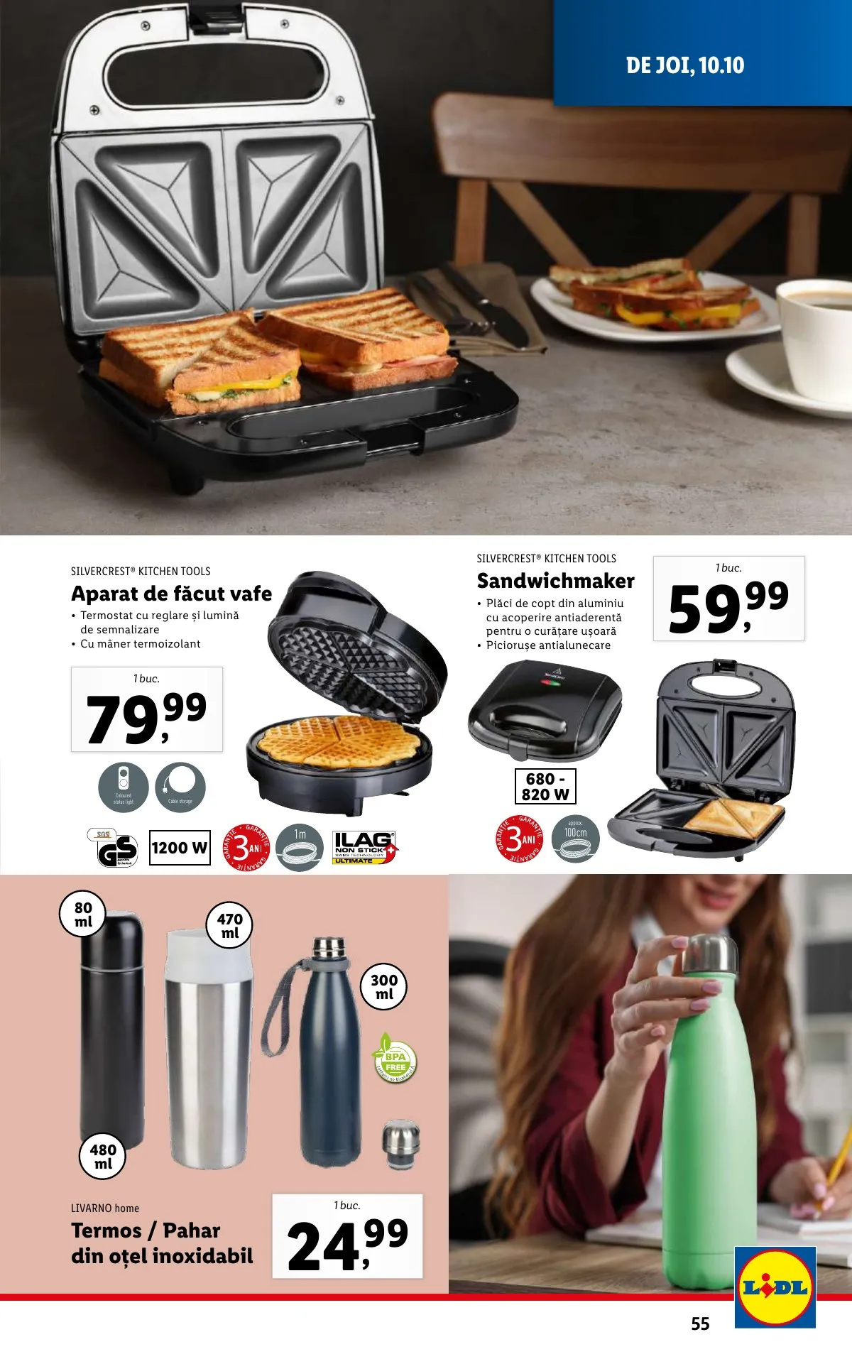 Lidl akciós újság Románia 10.07–10.13 – 55. oldal
