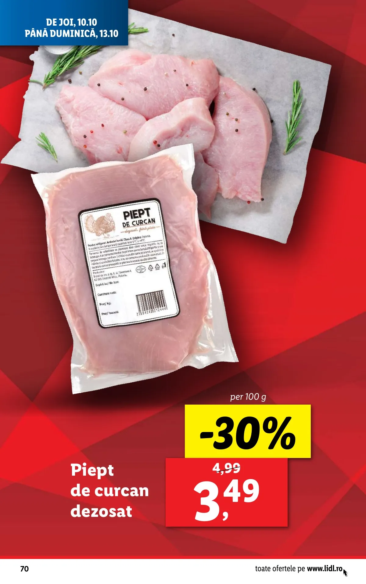 Lidl akciós újság Románia 10.07–10.13 – 70. oldal