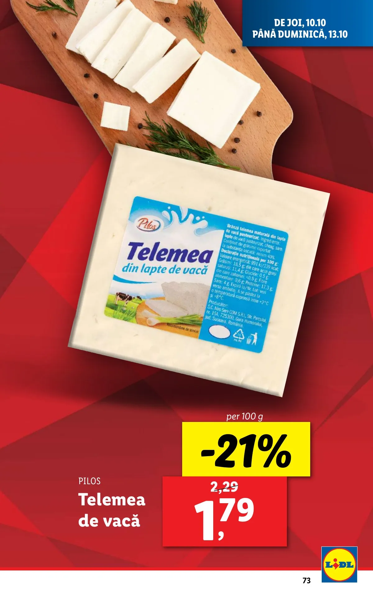 Lidl akciós újság Románia 10.07–10.13 – 73. oldal