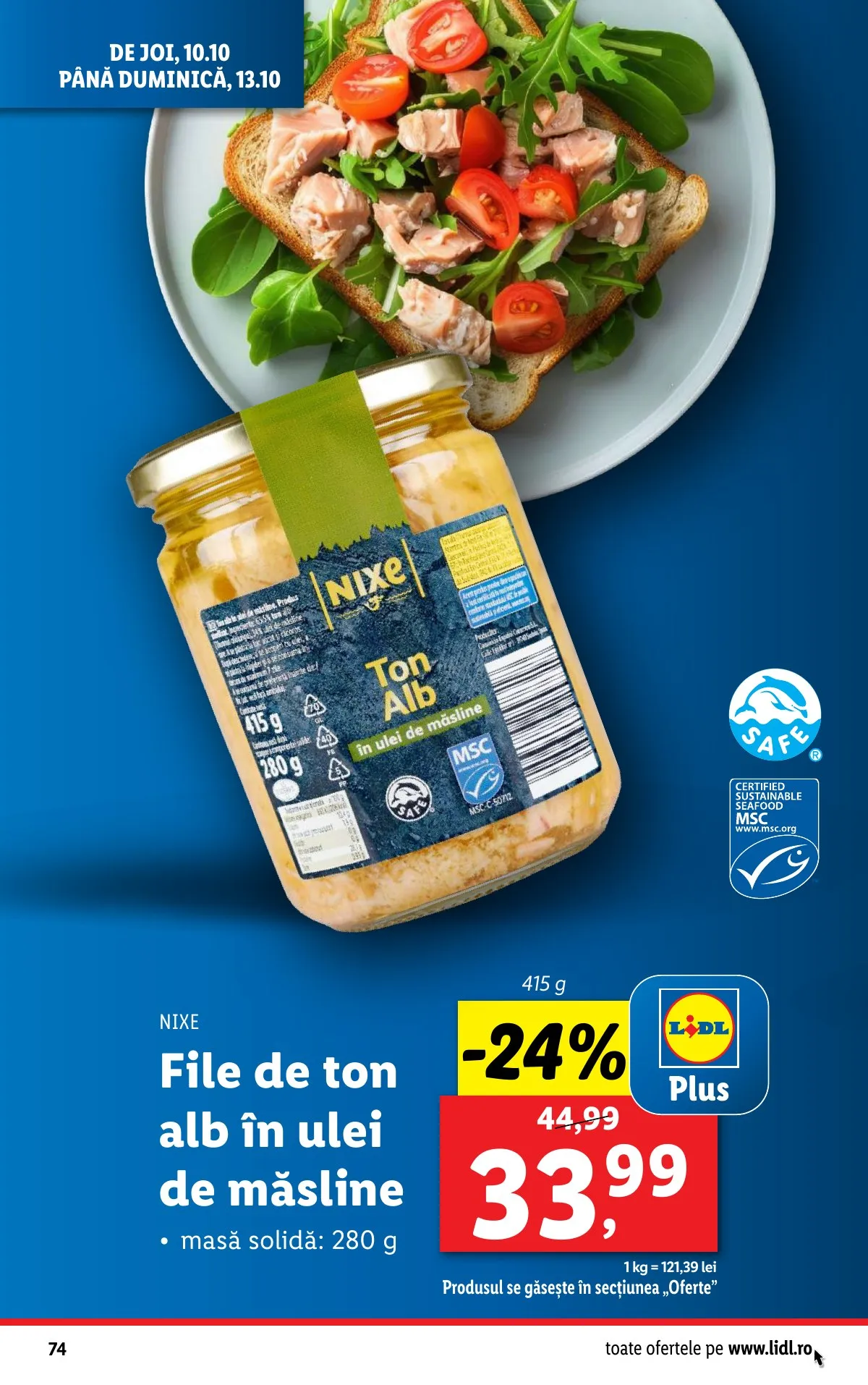 Lidl akciós újság Románia 10.07–10.13 – 74. oldal