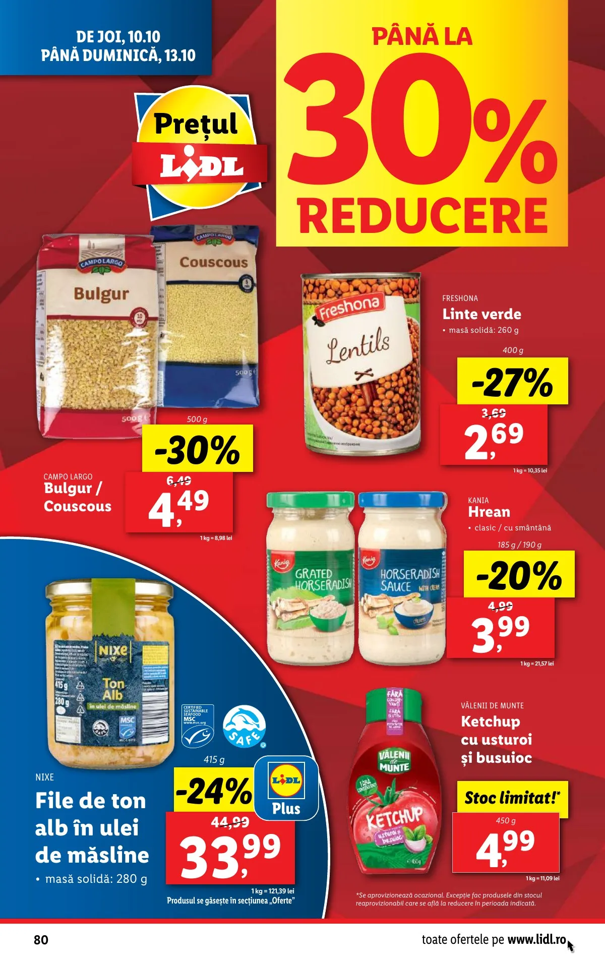 Lidl akciós újság Románia 10.07–10.13 – 80. oldal