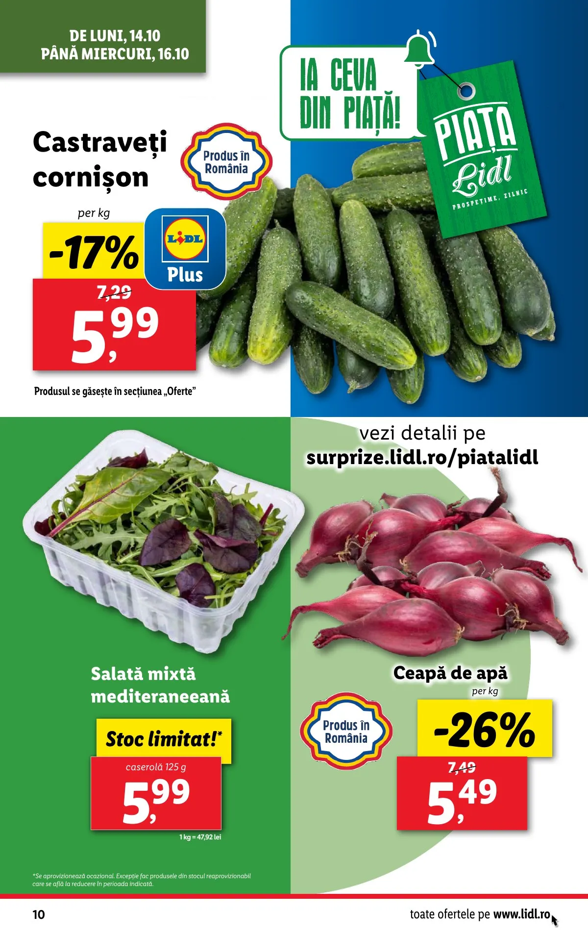 Lidl akciós újság Románia 10.14–10.20 – 10. oldal