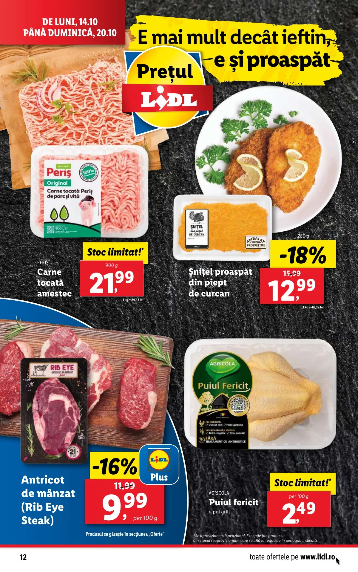 Lidl akciós újság Románia 10.14–10.20 – 12. oldal