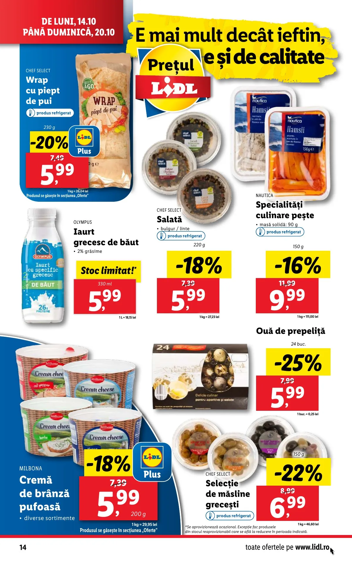 Lidl akciós újság Románia 10.14–10.20 – 14. oldal