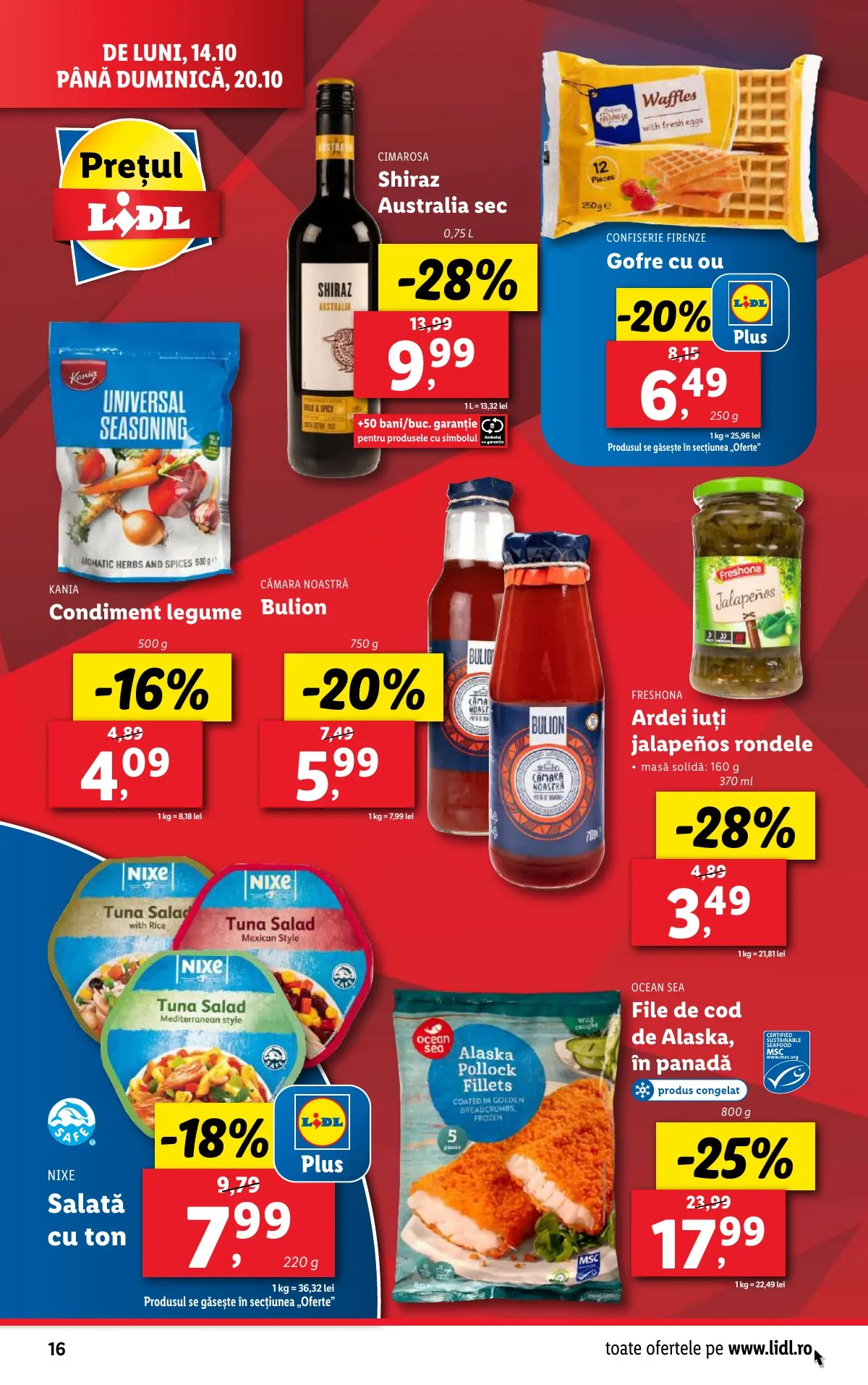 Lidl akciós újság Románia 10.14–10.20 – 16. oldal