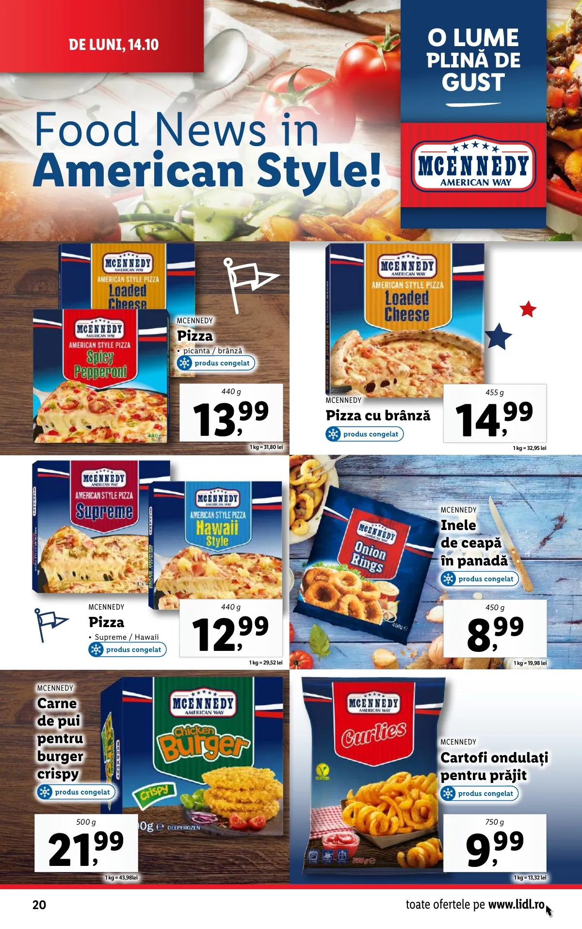 Lidl akciós újság Románia 10.14–10.20 – 20. oldal