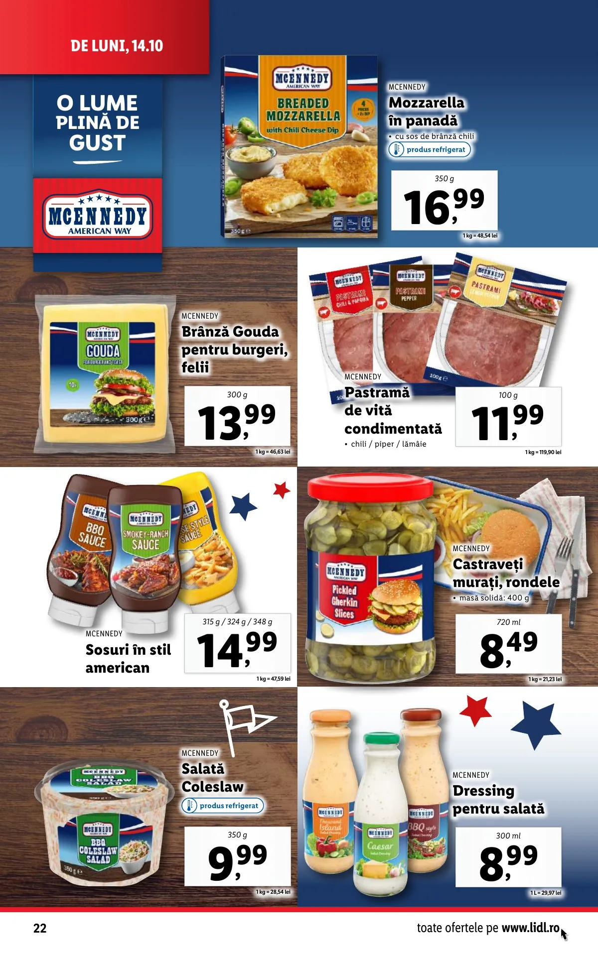 Lidl akciós újság Románia 10.14–10.20 – 22. oldal