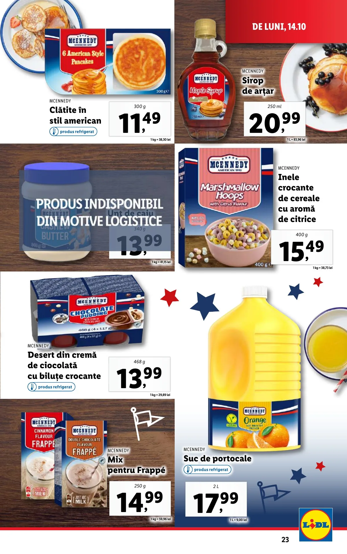 Lidl akciós újság Románia 10.14–10.20 – 23. oldal