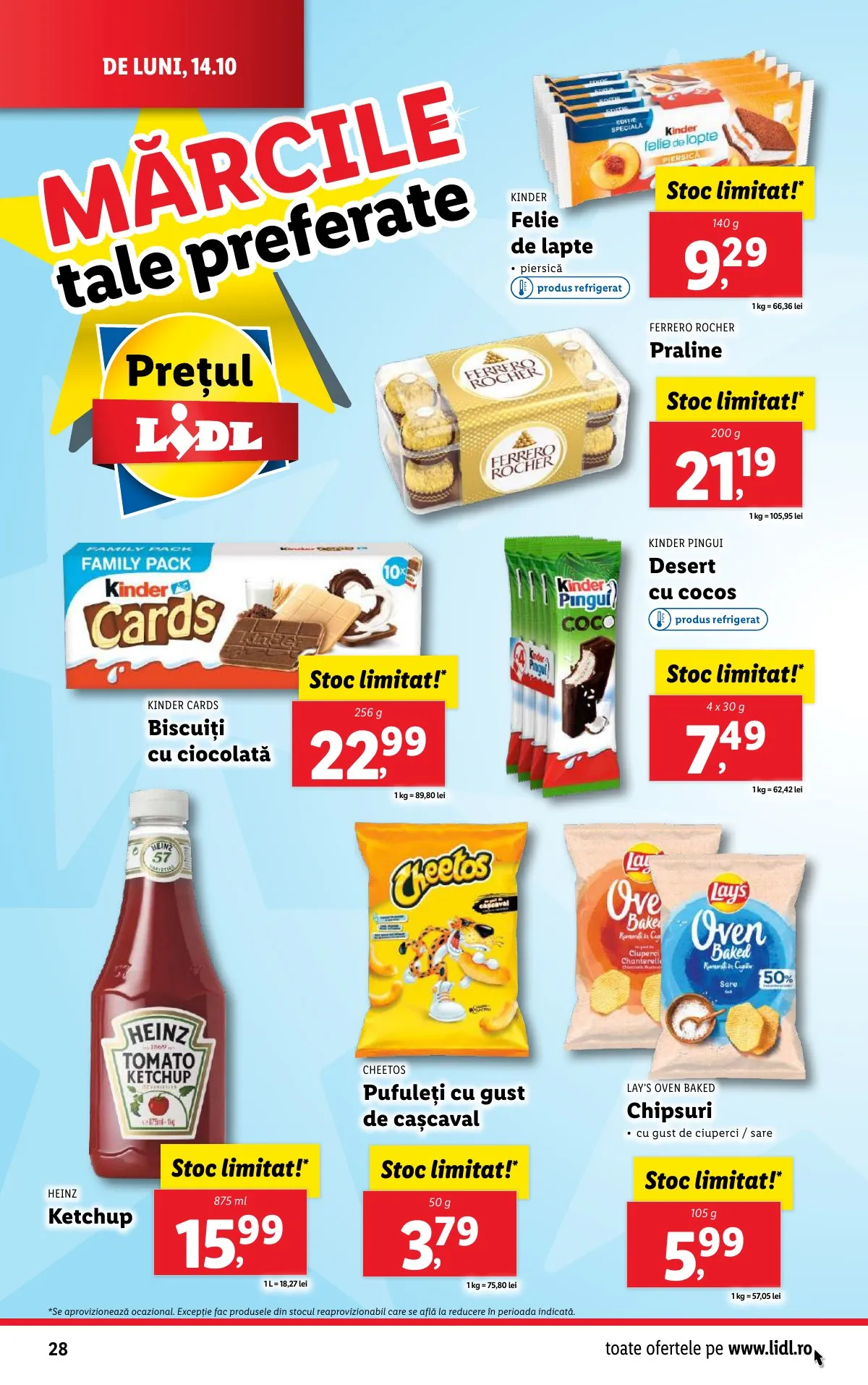 Lidl akciós újság Románia 10.14–10.20 – 28. oldal