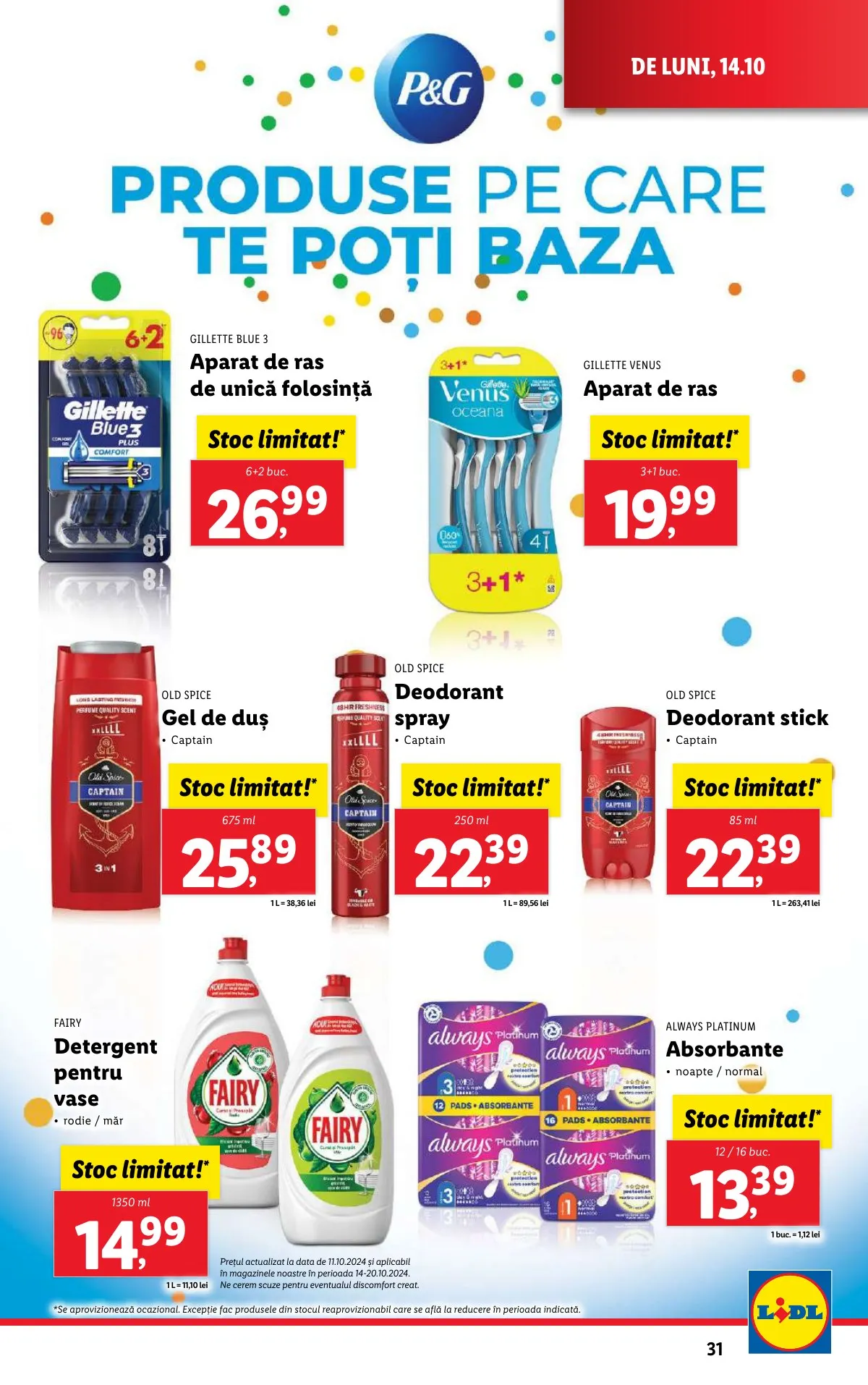 Lidl akciós újság Románia 10.14–10.20 – 31. oldal