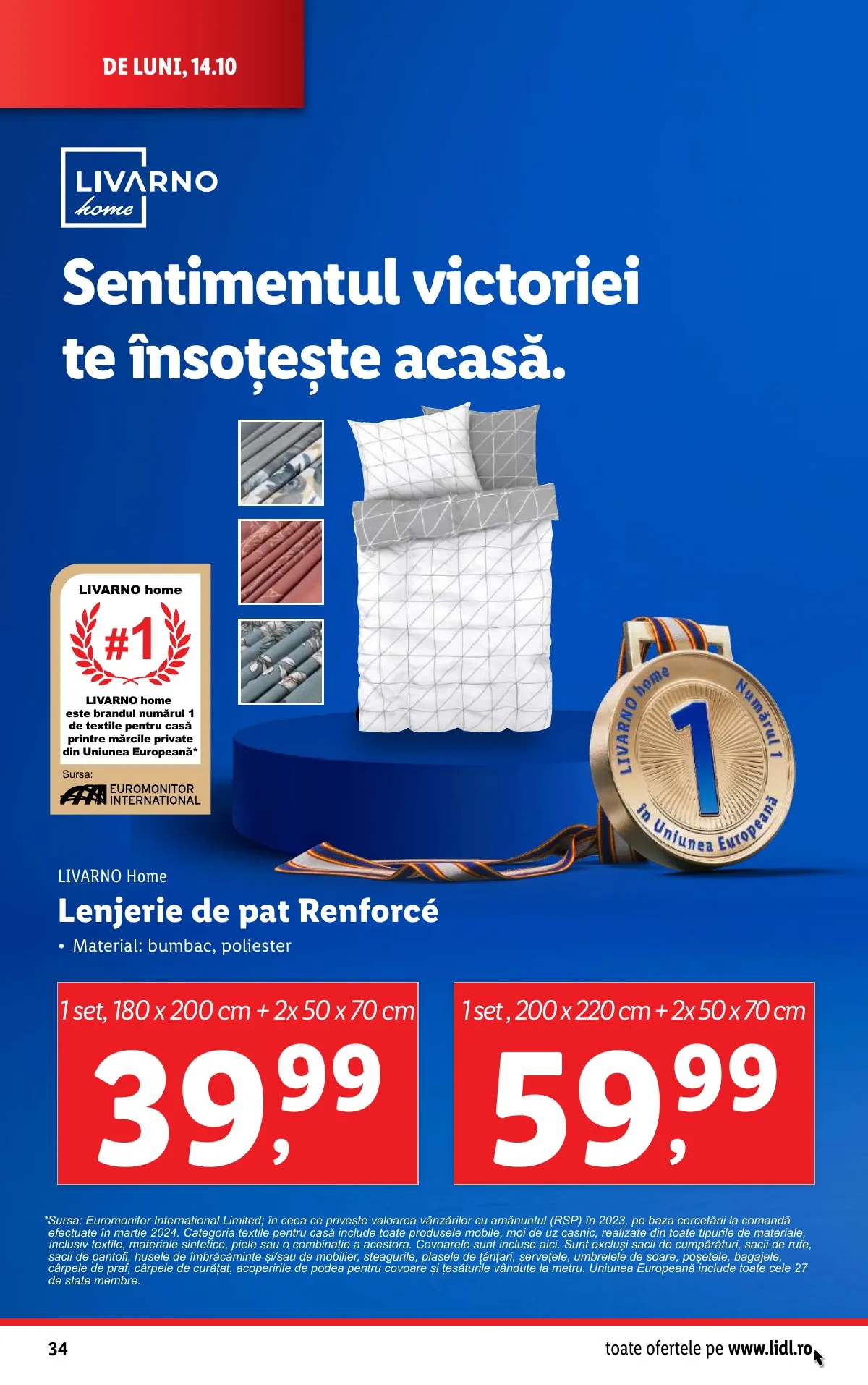 Lidl akciós újság Románia 10.14–10.20 – 34. oldal