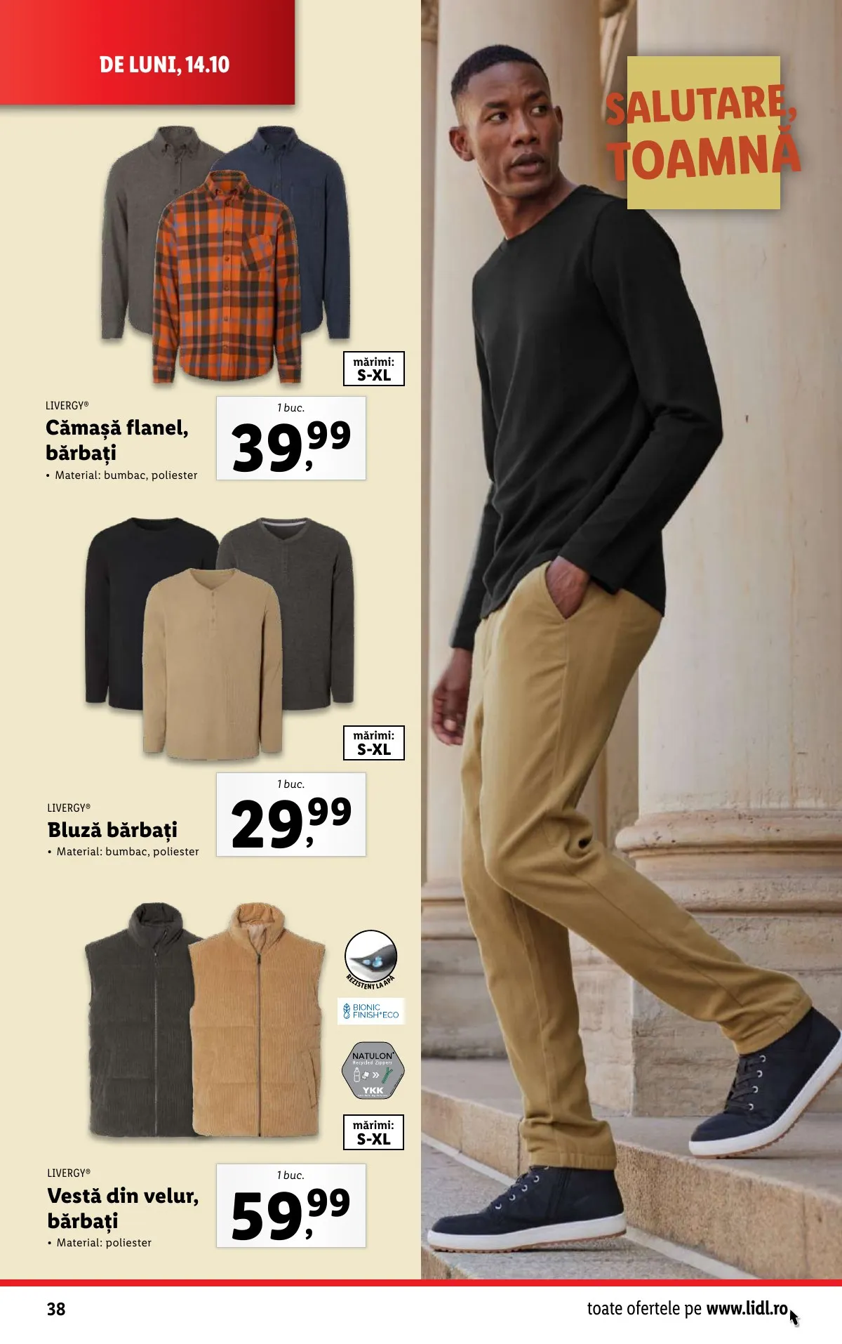 Lidl akciós újság Románia 10.14–10.20 – 38. oldal