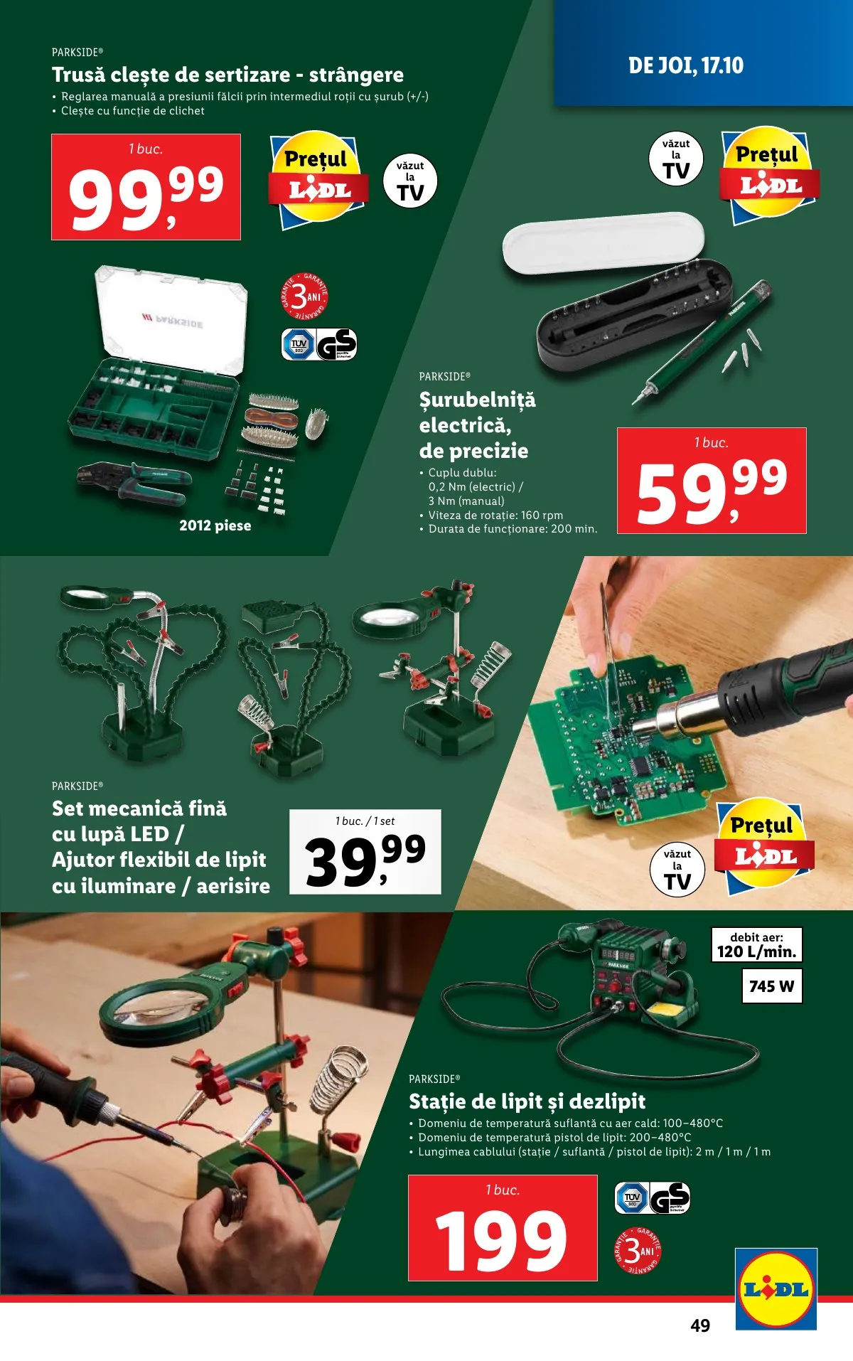 Lidl akciós újság Románia 10.14–10.20 – 49. oldal