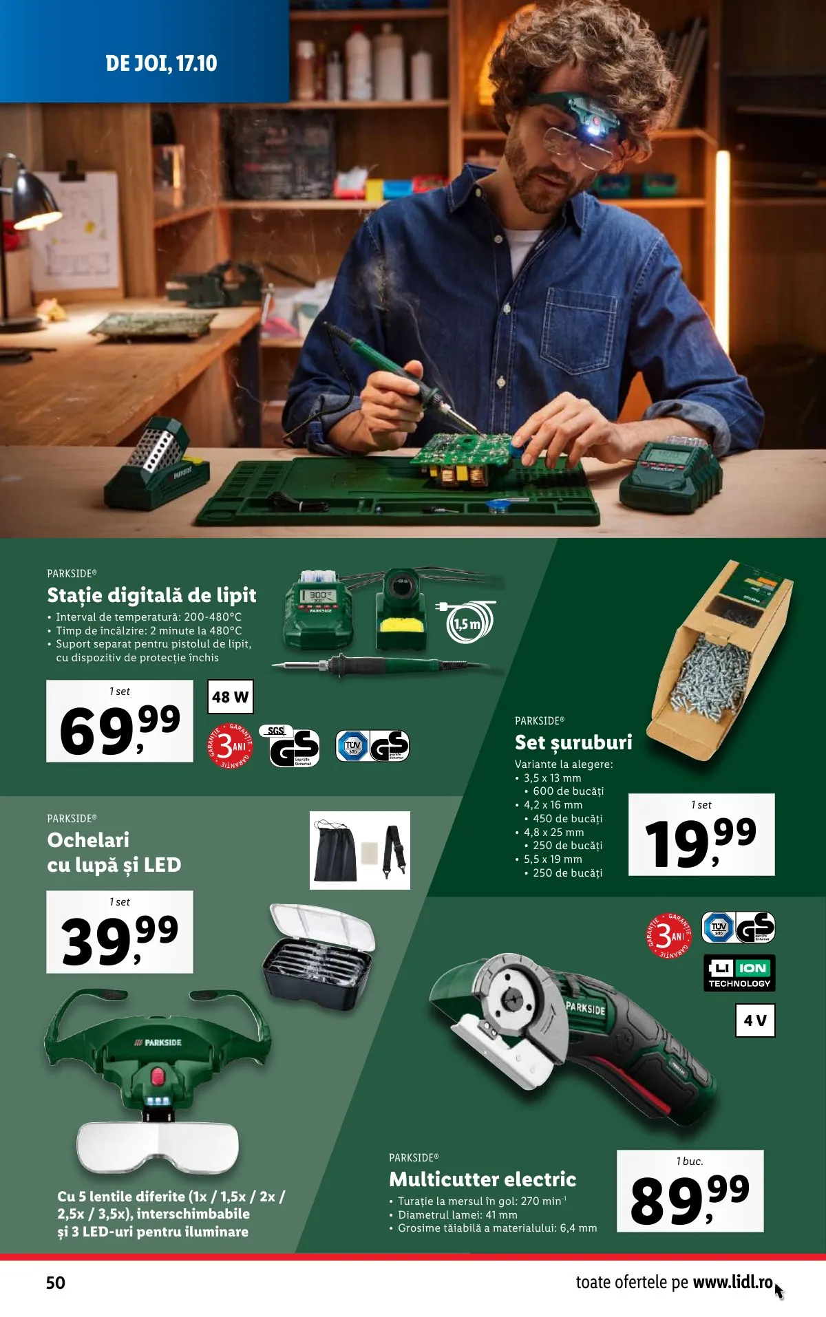 Lidl akciós újság Románia 10.14–10.20 – 50. oldal