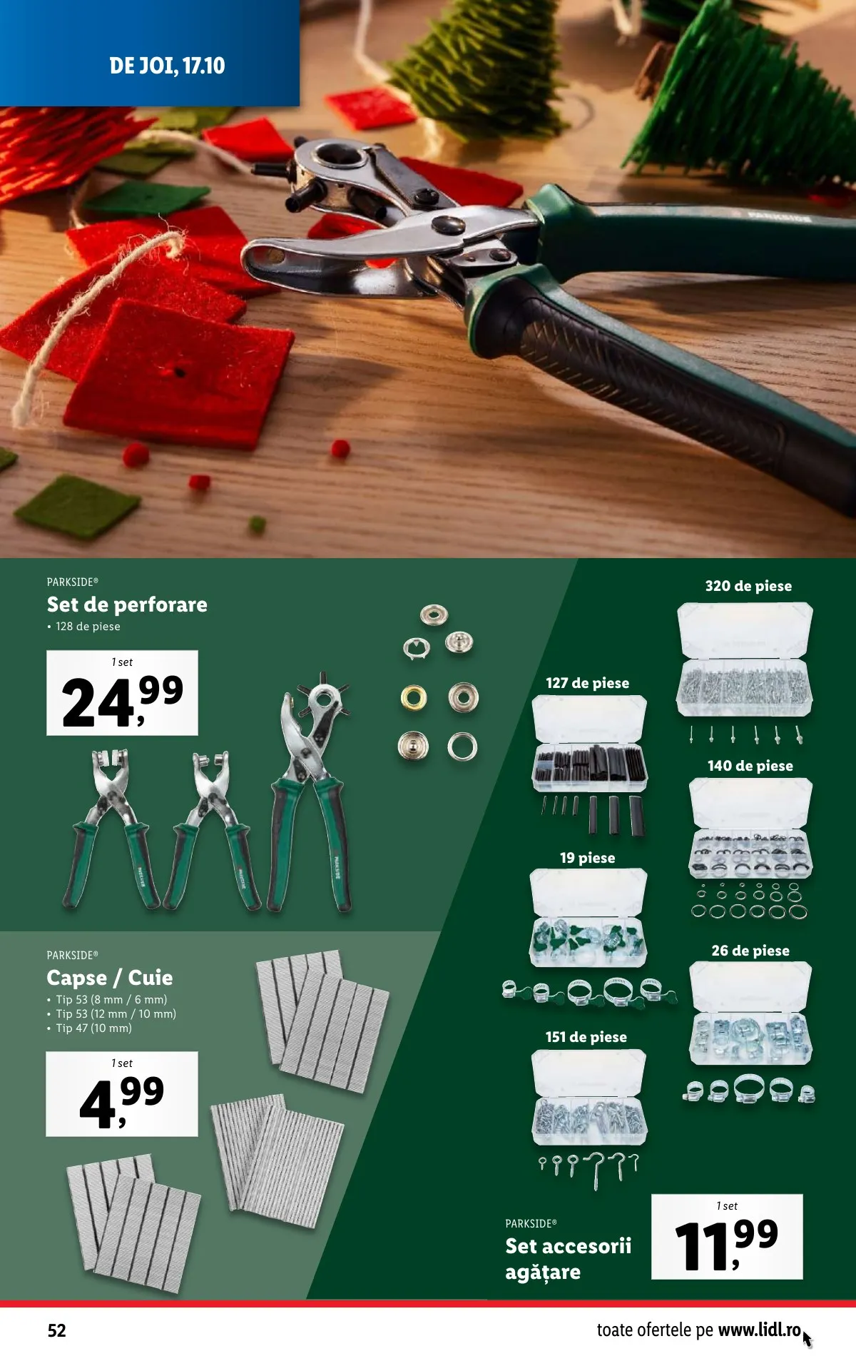Lidl akciós újság Románia 10.14–10.20 – 52. oldal