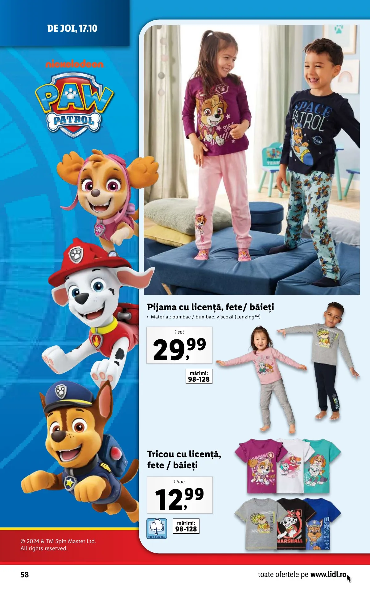 Lidl akciós újság Románia 10.14–10.20 – 58. oldal
