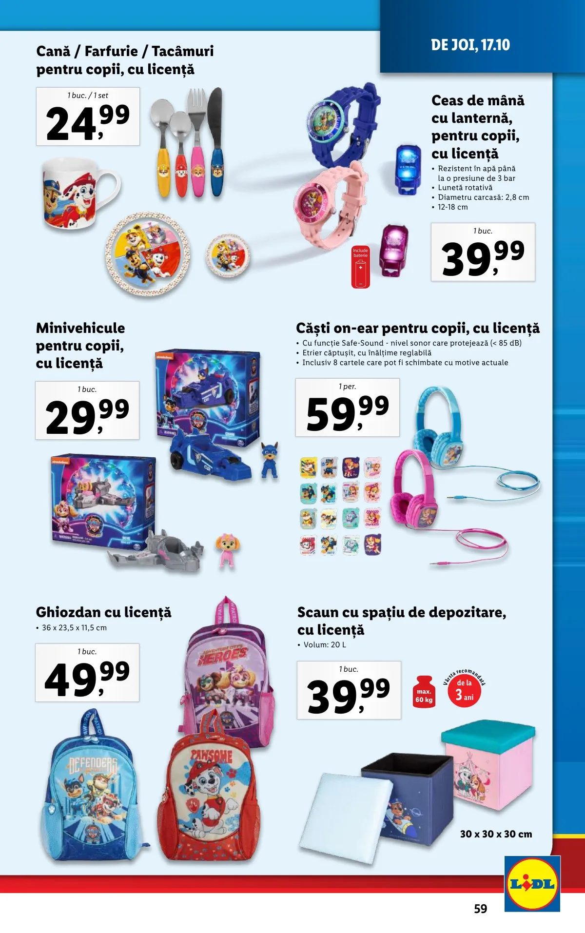 Lidl akciós újság Románia 10.14–10.20 – 59. oldal
