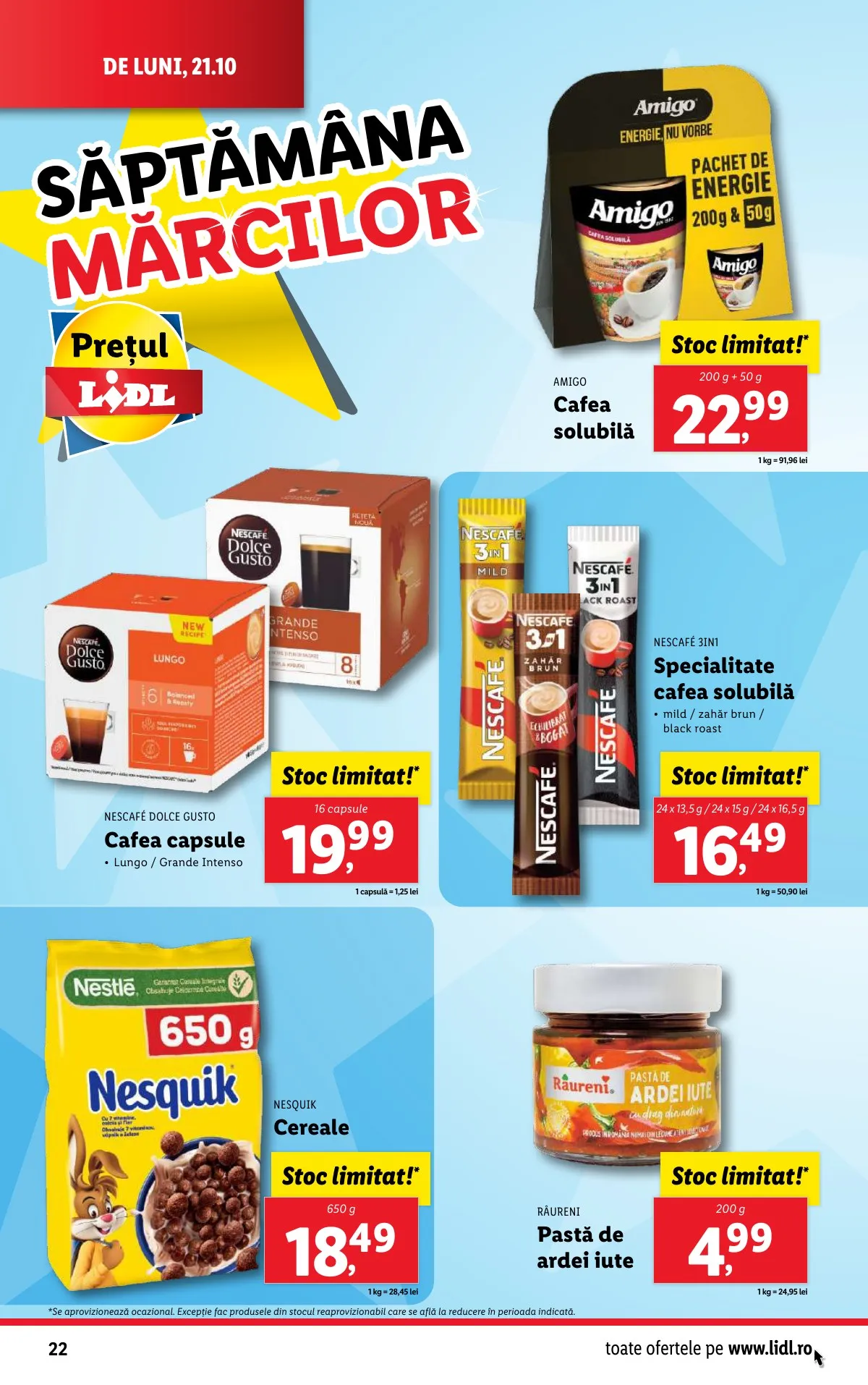 Lidl akciós újság Románia 10.21–10.27 – 22. oldal
