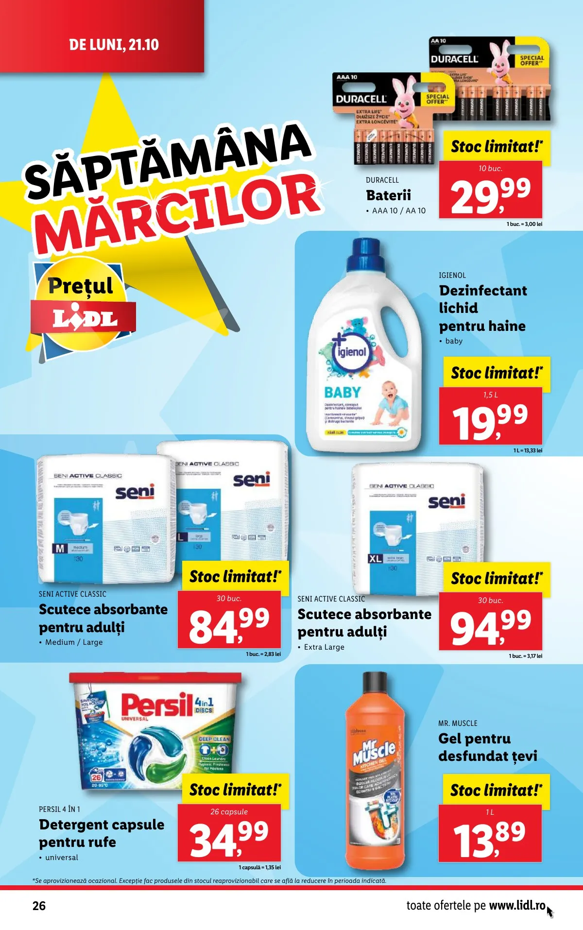 Lidl akciós újság Románia 10.21–10.27 – 26. oldal