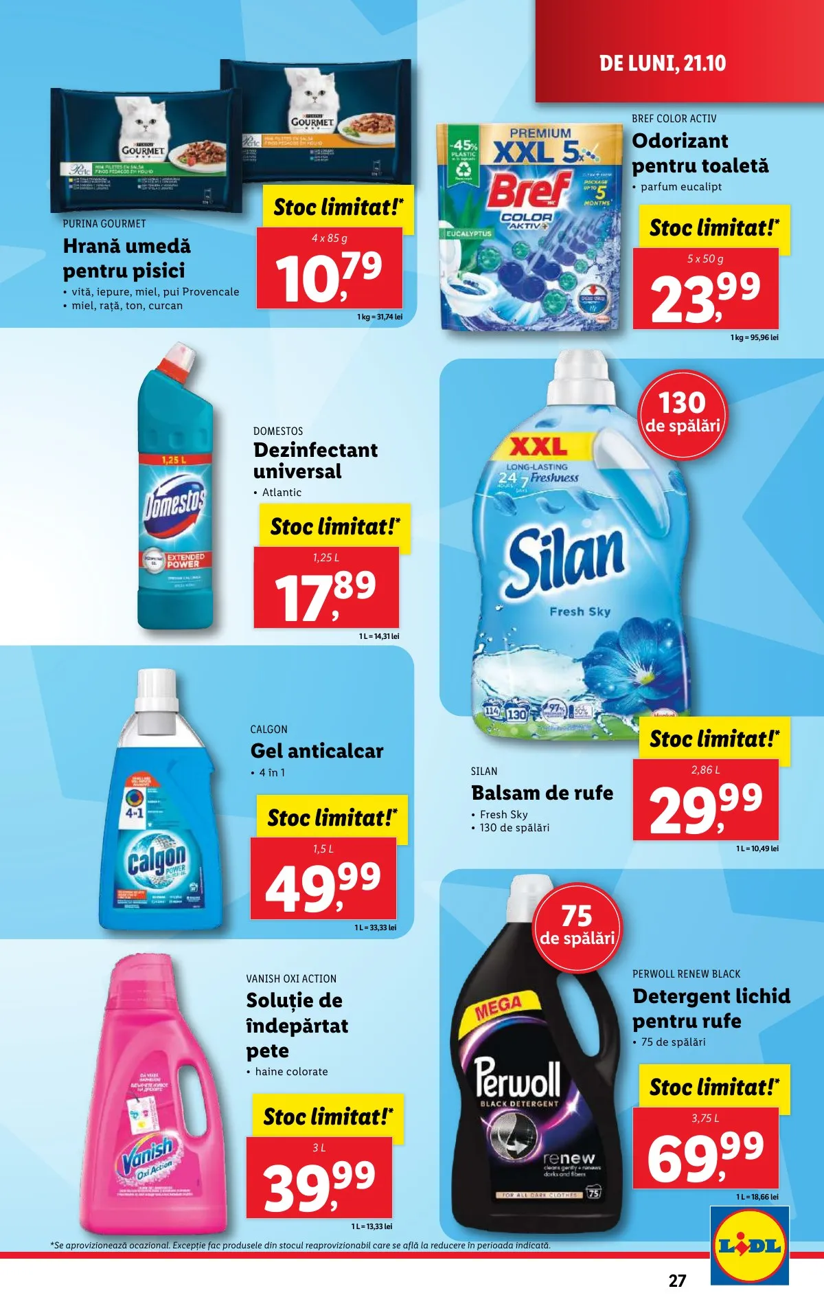 Lidl akciós újság Románia 10.21–10.27 – 27. oldal