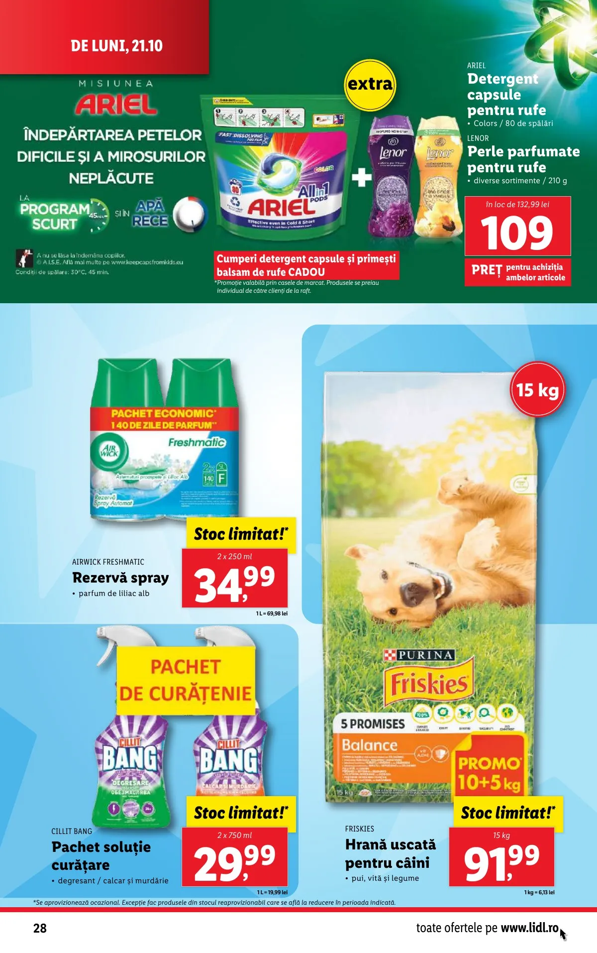 Lidl akciós újság Románia 10.21–10.27 – 28. oldal