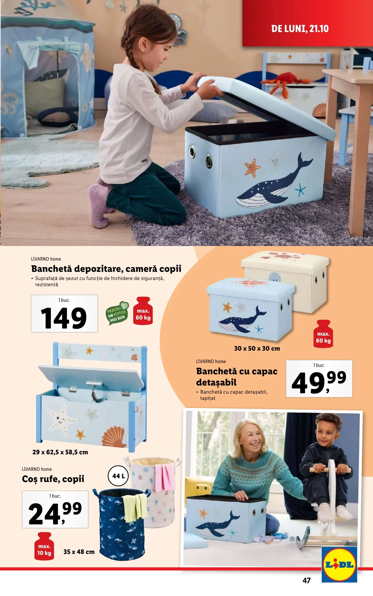Lidl akciós újság Románia 10.21–10.27 – 47. oldal