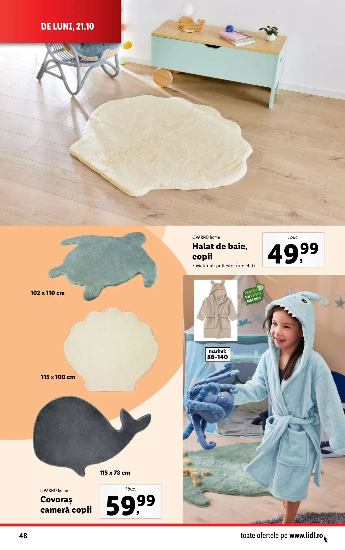 Lidl akciós újság Románia 10.21–10.27 – 48. oldal
