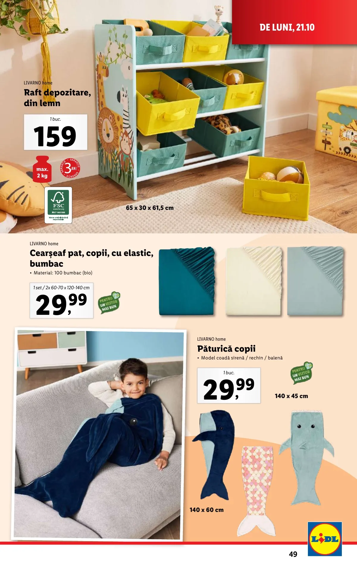 Lidl akciós újság Románia 10.21–10.27 – 49. oldal