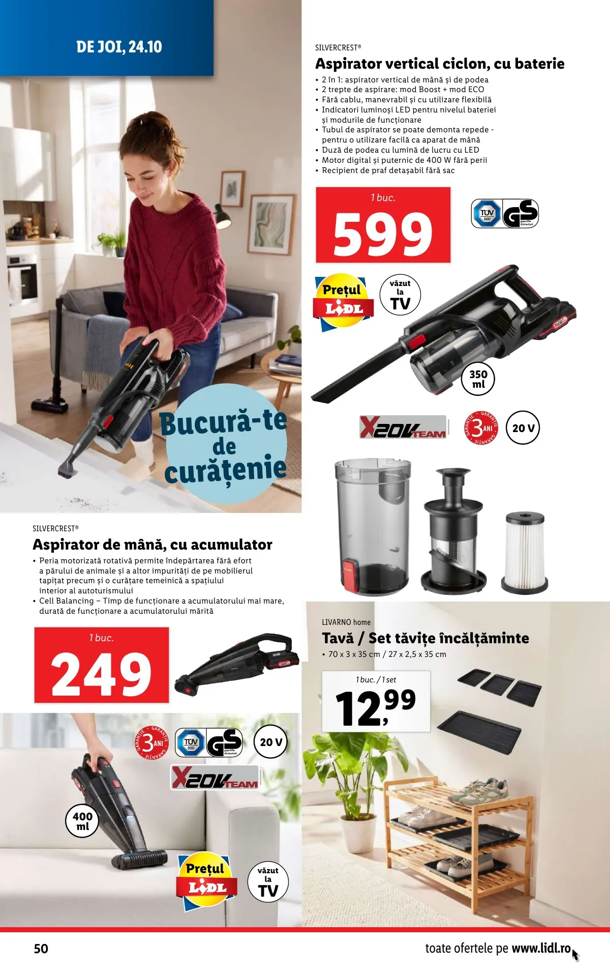 Lidl akciós újság Románia 10.21–10.27 – 50. oldal