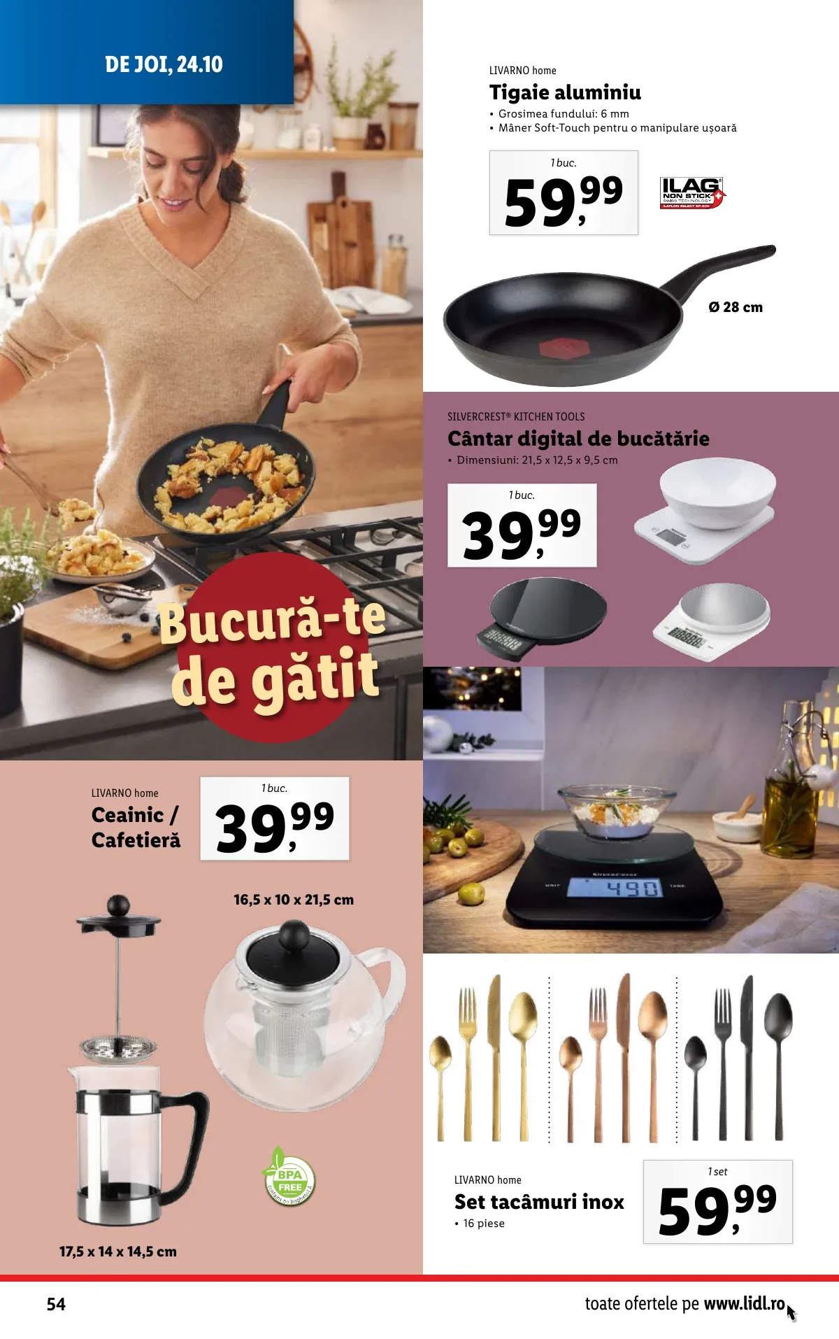 Lidl akciós újság Románia 10.21–10.27 – 54. oldal