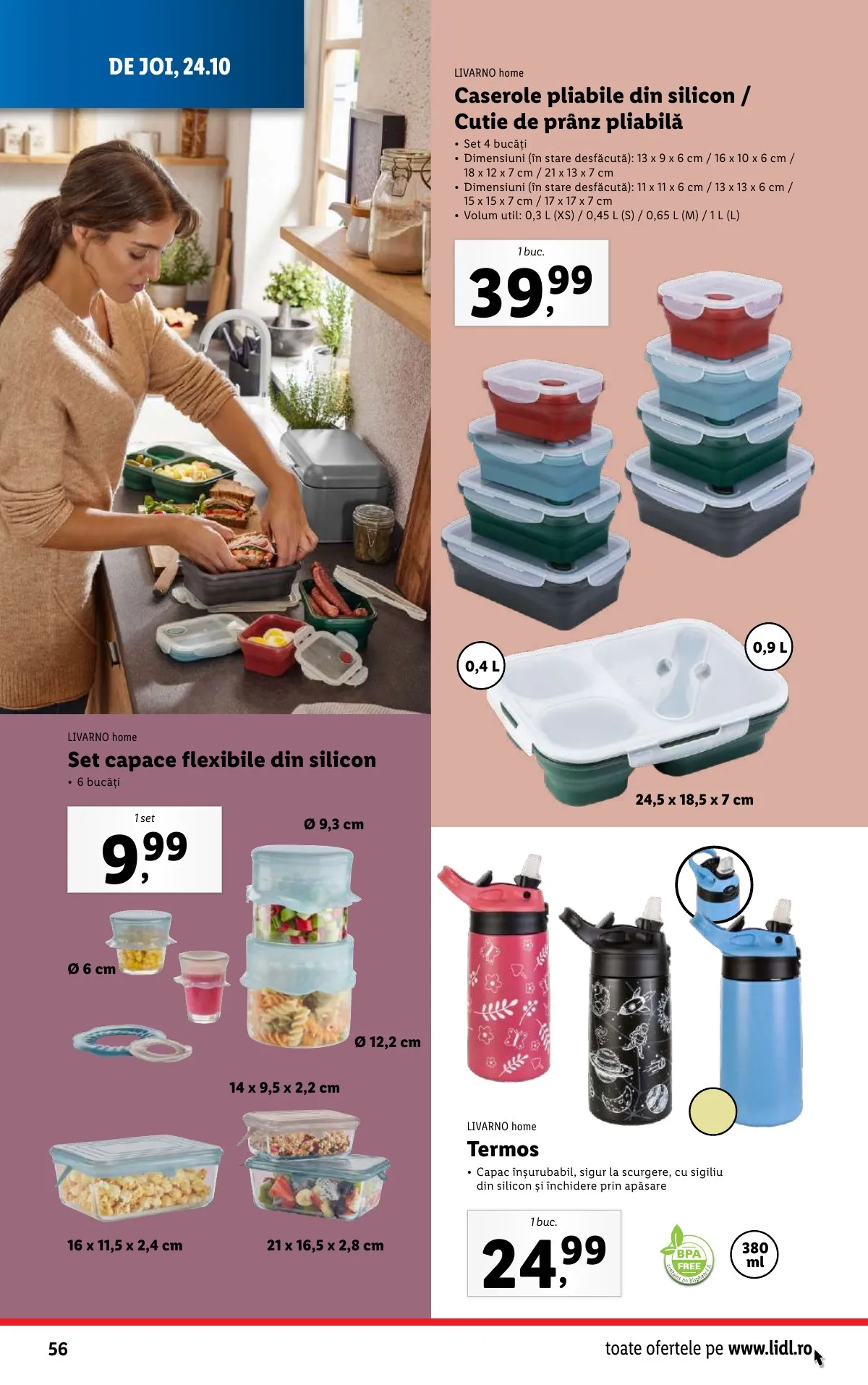 Lidl akciós újság Románia 10.21–10.27 – 56. oldal