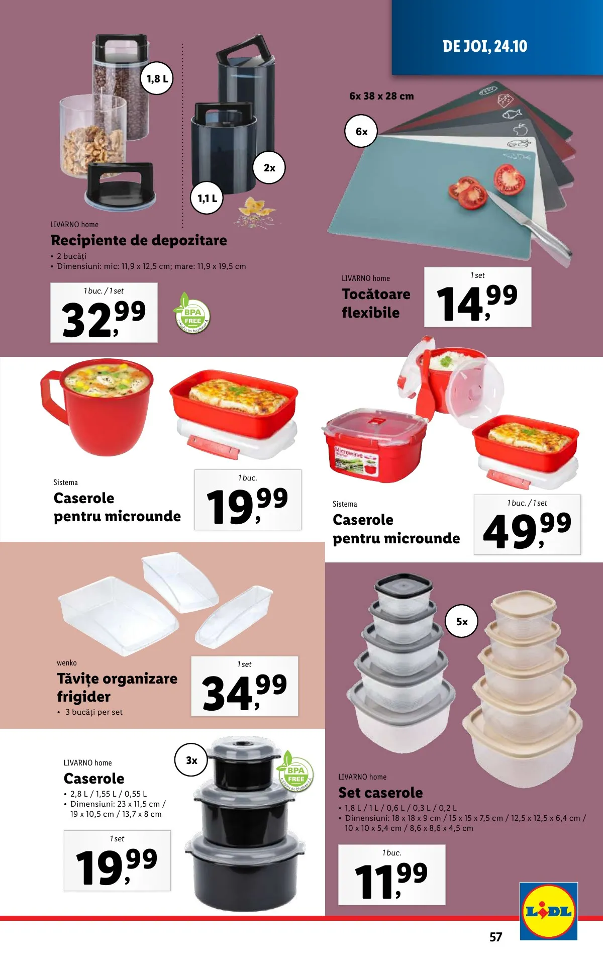 Lidl akciós újság Románia 10.21–10.27 – 57. oldal