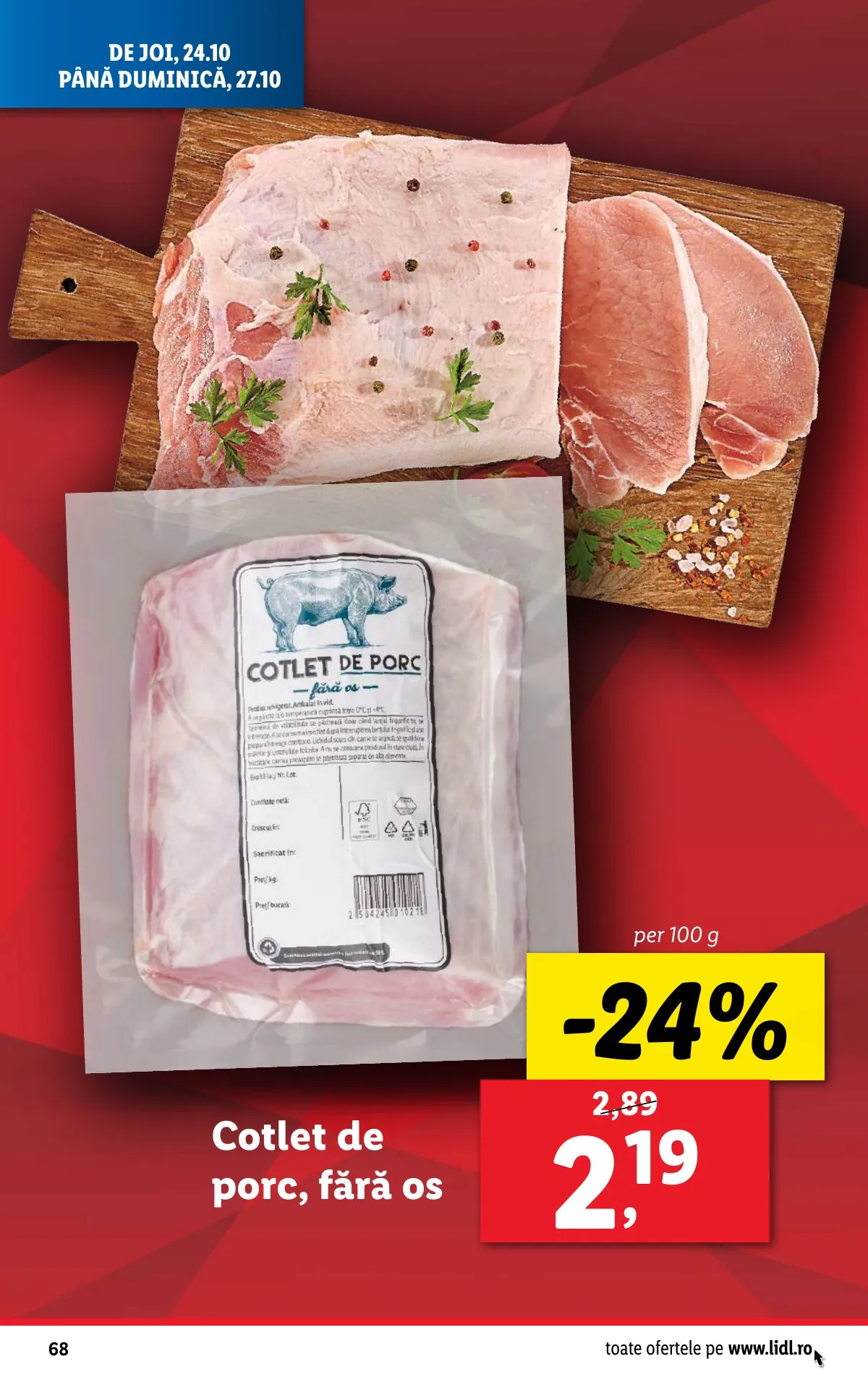 Lidl akciós újság Románia 10.21–10.27 – 68. oldal