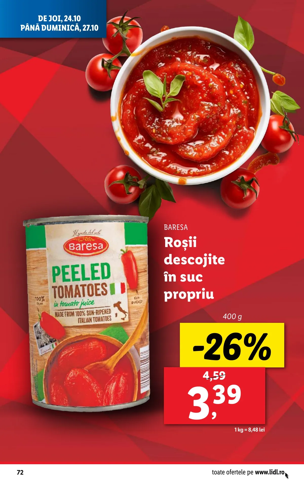 Lidl akciós újság Románia 10.21–10.27 – 72. oldal